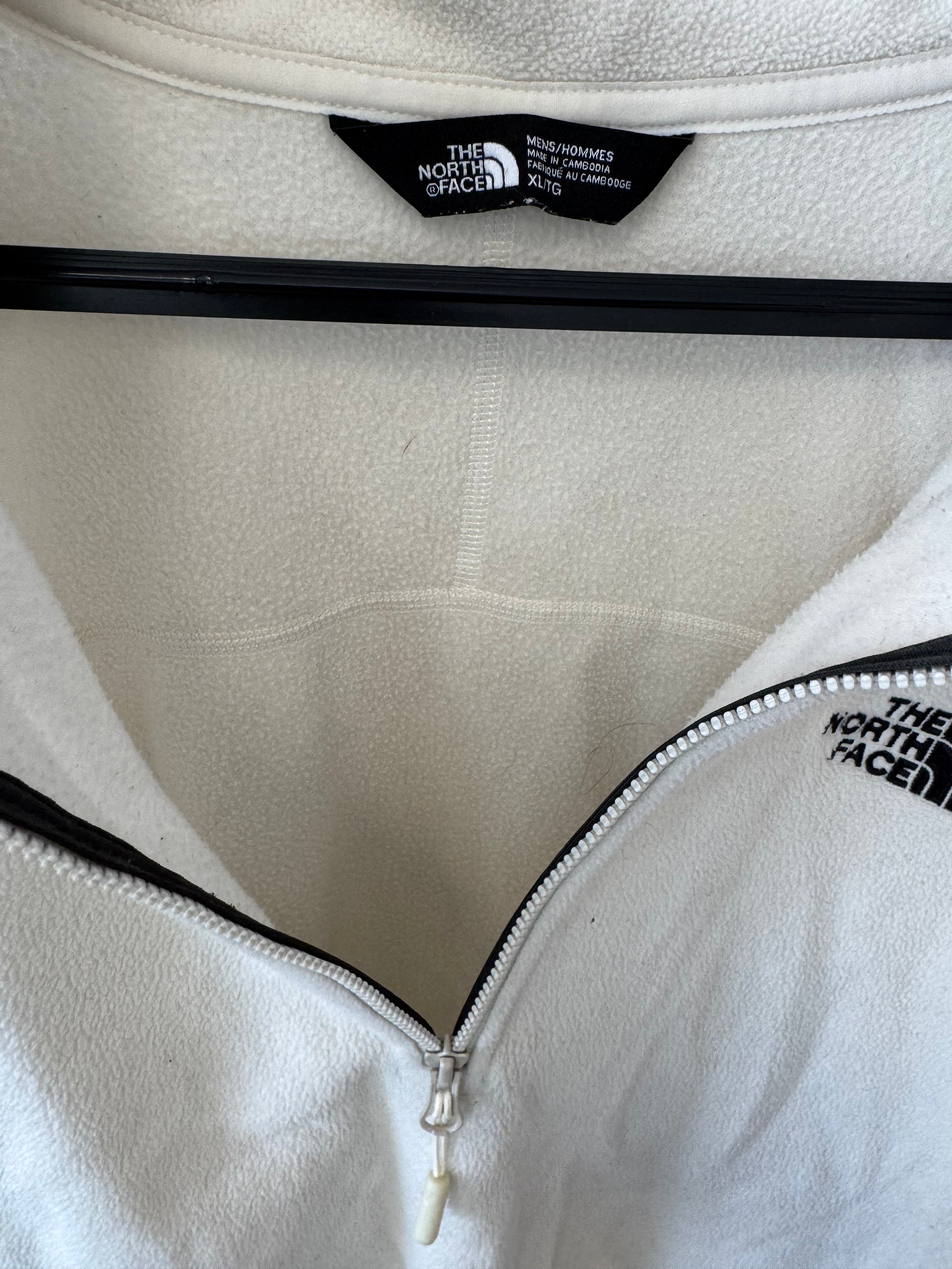 The North Face Glacier 1/4-Zip Fleece Pullover XL White – Normal Use