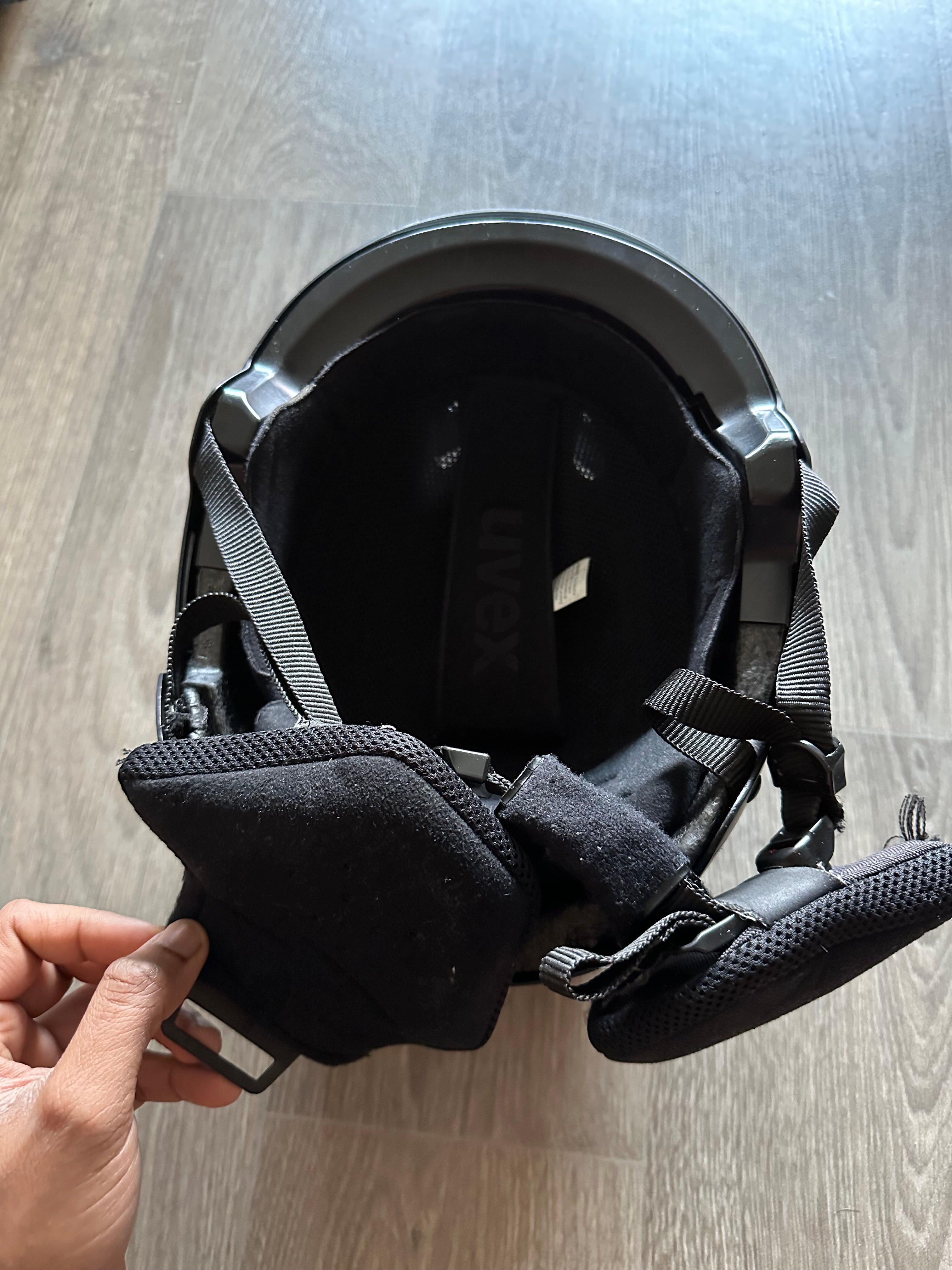 Uvex Skihelm 59-62 cm, Schwarz, Gebraucht