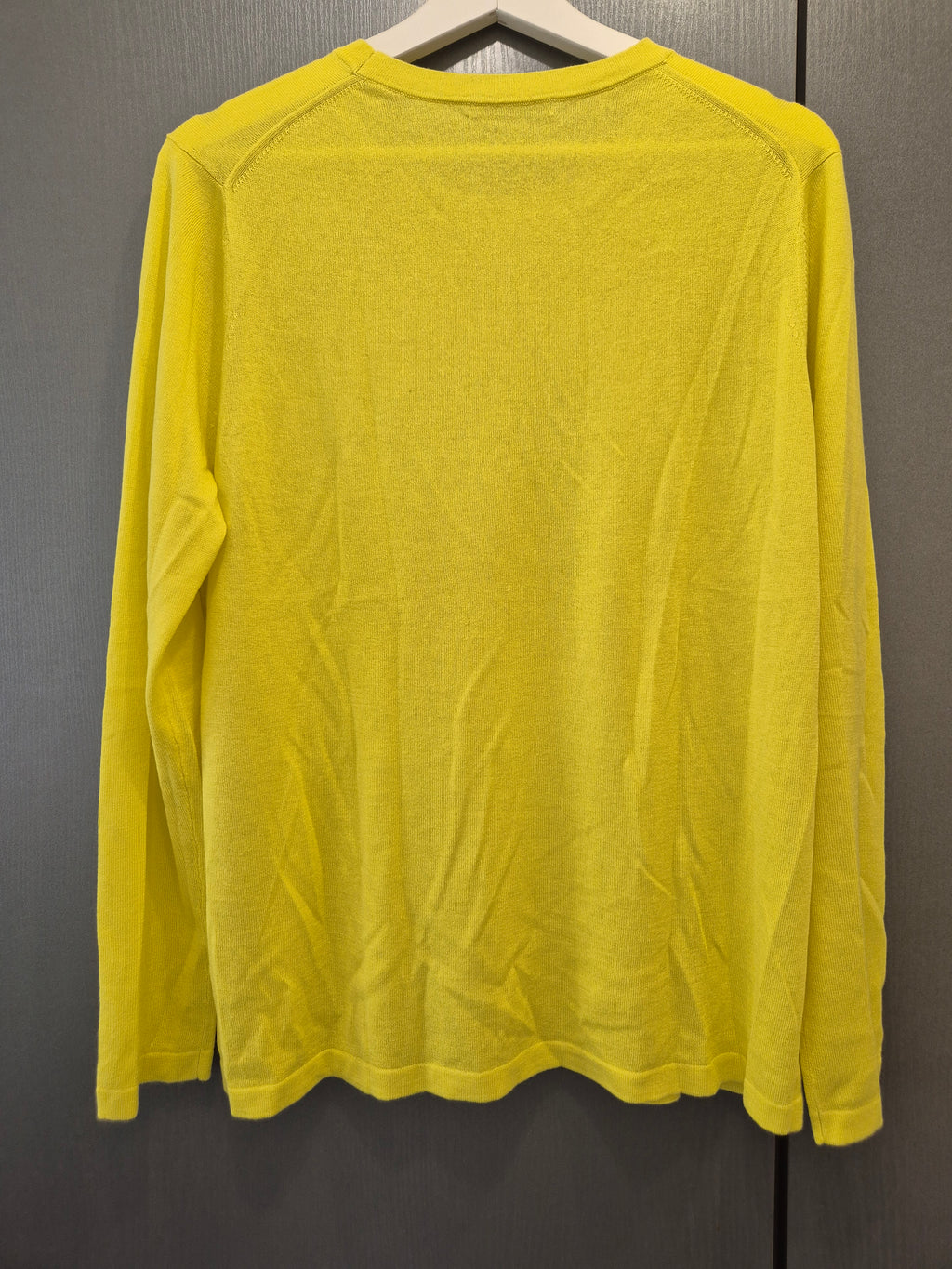 Esisto Seiden-Kaschmir Pullover, Gr. 46 (XL), Zitronengelb, sehr gut