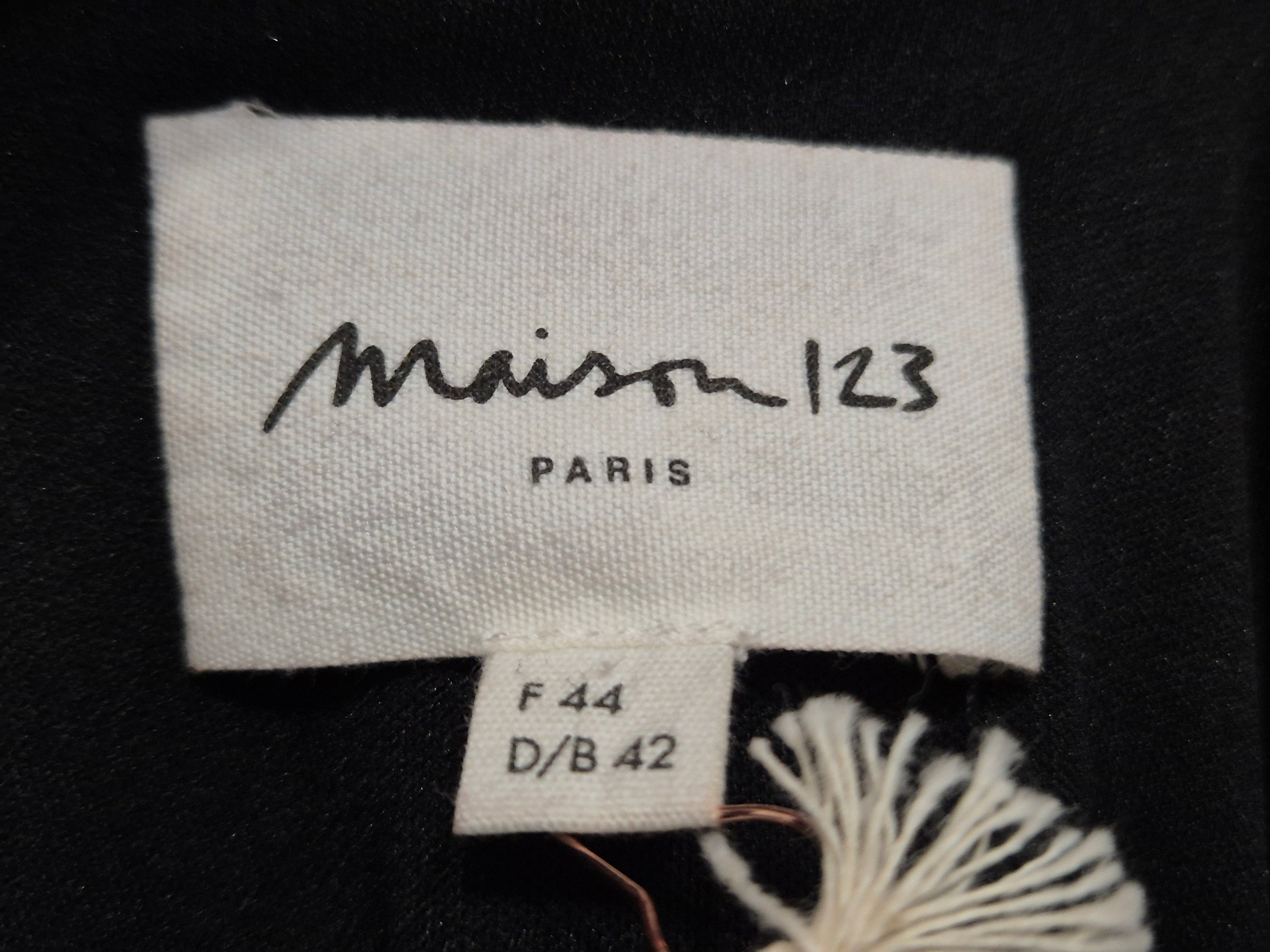 Maison 123 Charme R Paillettenkleid – Schwarz, Gr. DE 42 FR 44, Neu