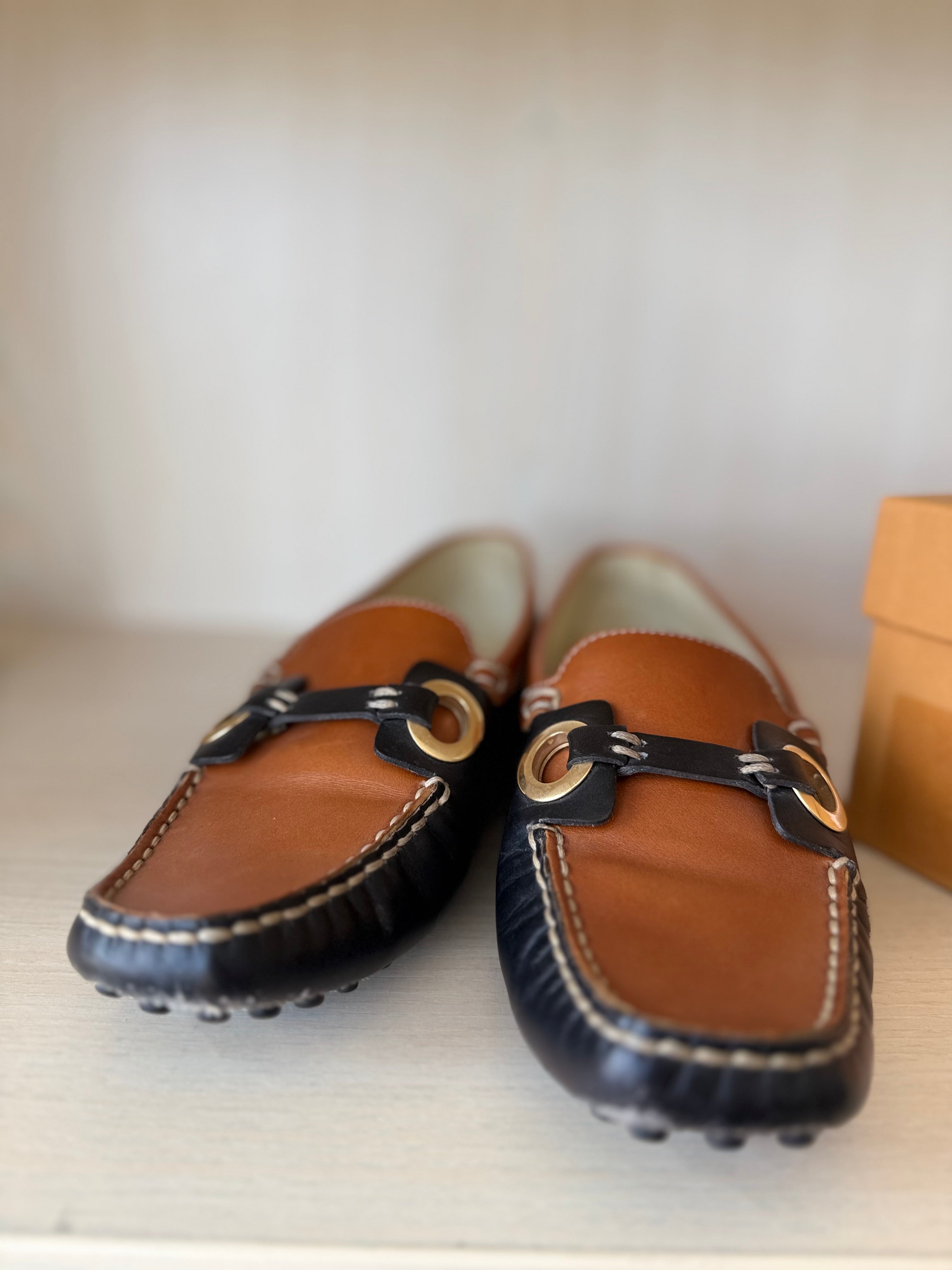 Tod’s Gommino Loafers Women EU 38 Brown/Black, Very Good, with Box