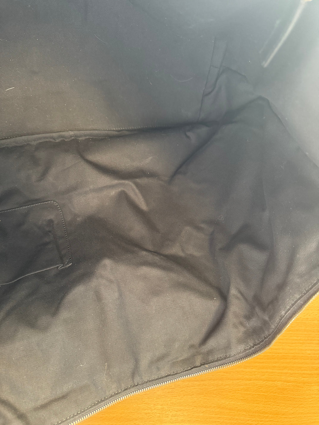 Saint Laurent “Easy Y” Large Leather Weekender – Black, Very Good Condition