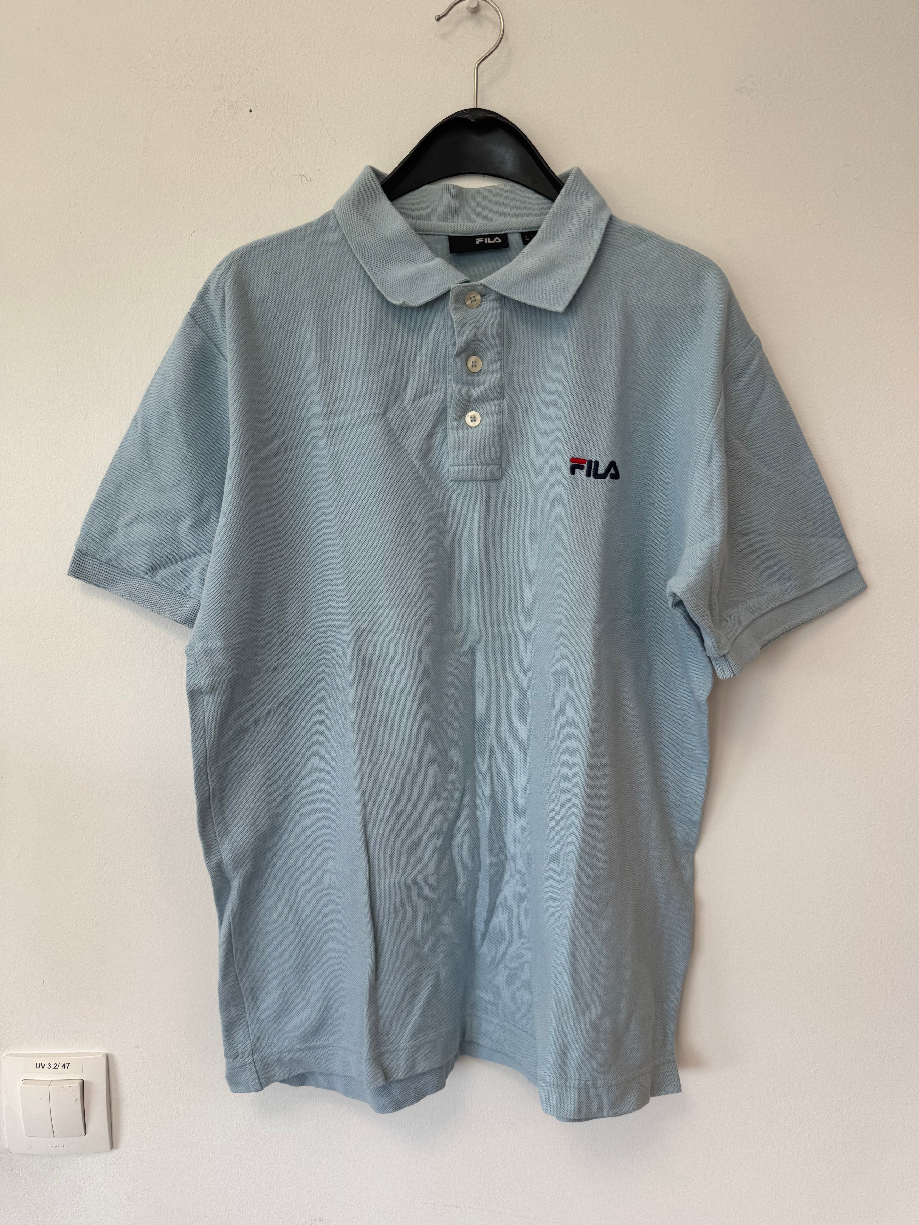 FILA „Dante“ Polo, Hellblau, Größe M, guter Zustand