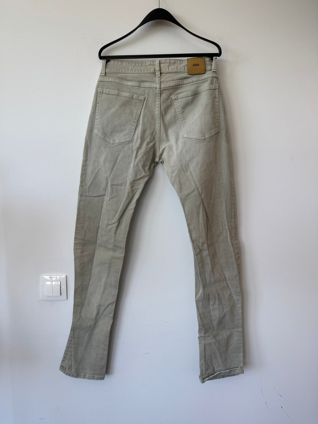 Closed „Unity Slim“ Damen Jeans, Gr. 30, stone beige, gebraucht, Made in Italy