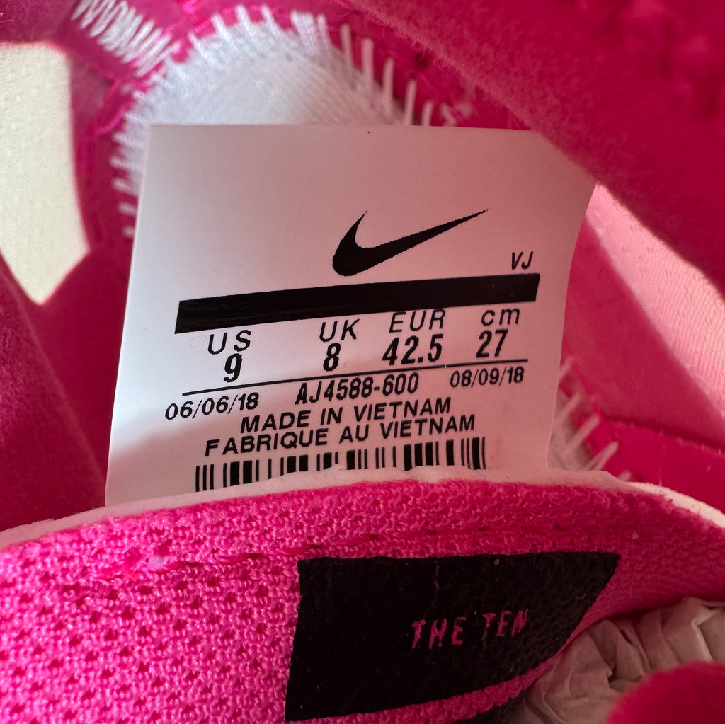 Off-White x Nike Zoom Fly SP Tulip Pink 42,5 EU Wie Neu mit Box & Beleg