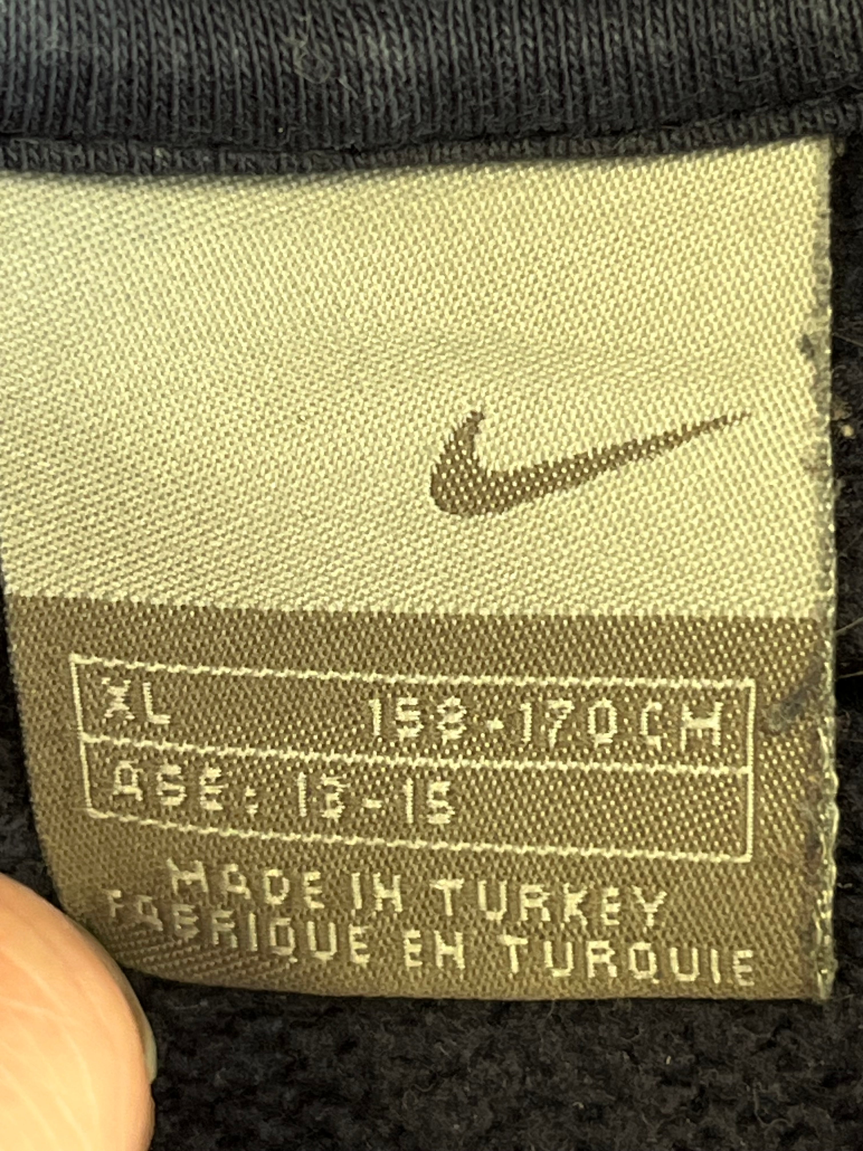 Nike Navy Mini Swoosh Hoodie Youth XL (158-170 cm) – Very Good Condition