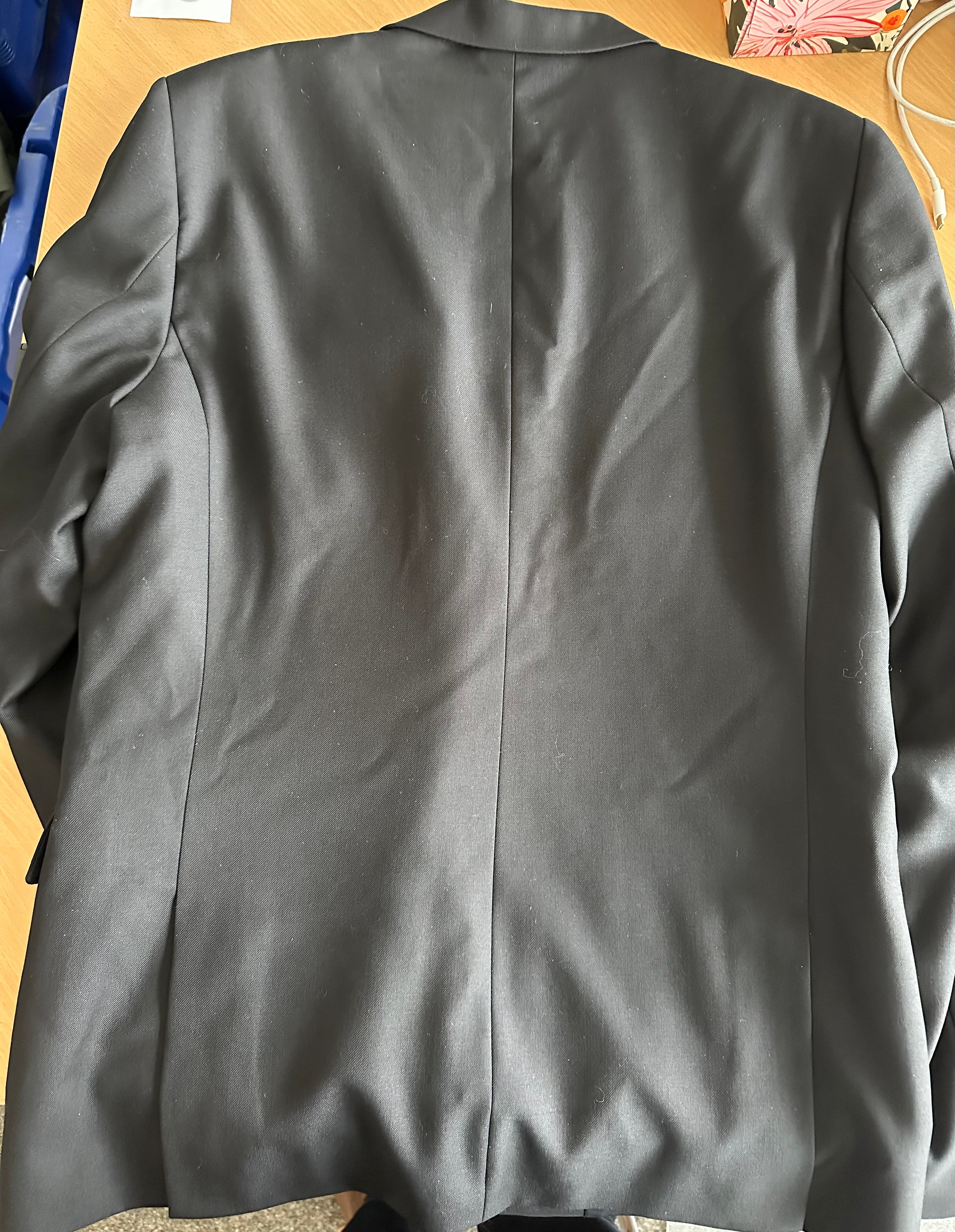 The Kooples Herren Blazer, Gr. 52, 100% Wolle, Schwarz, Sehr guter Zustand