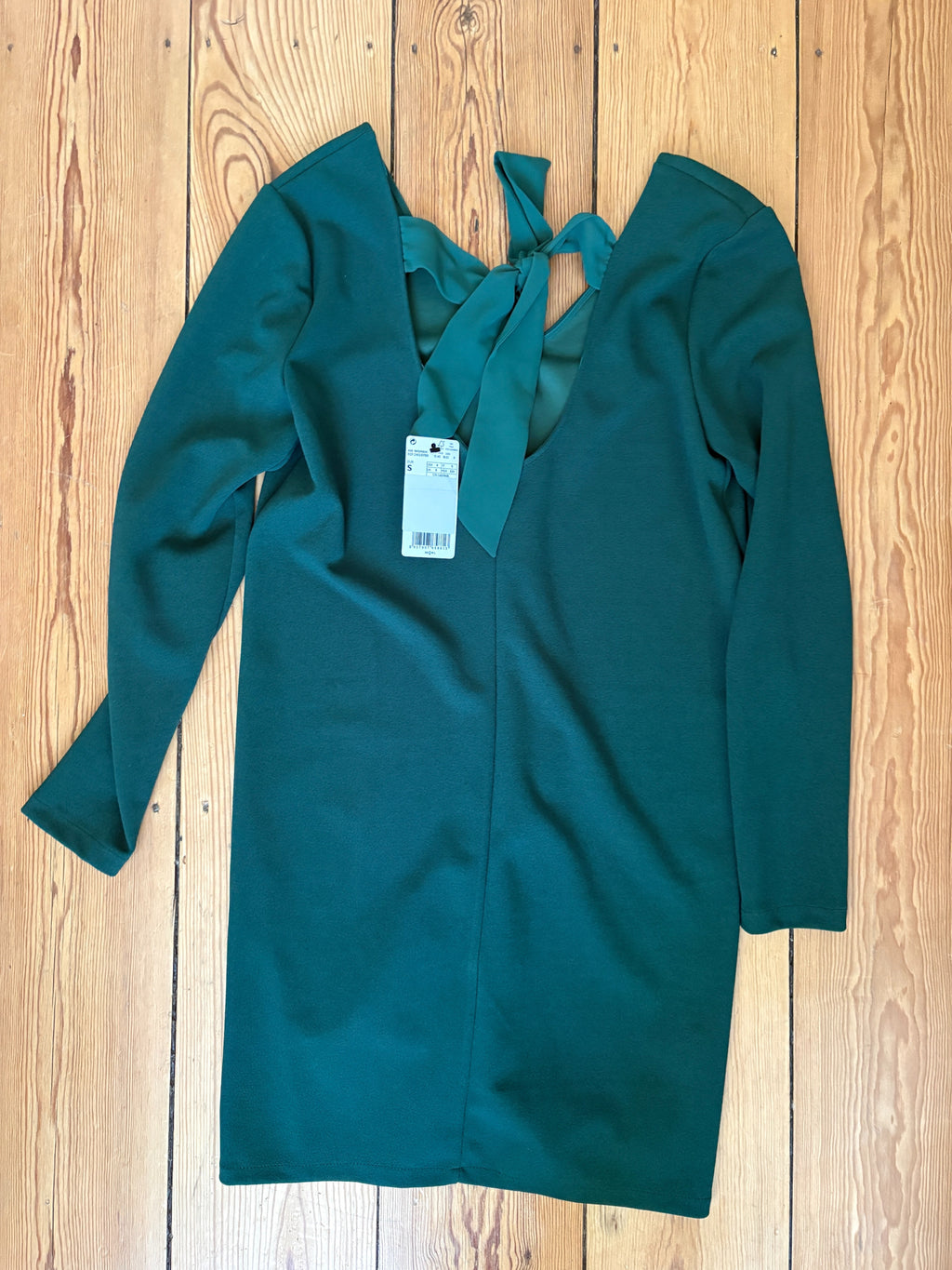 MNG Basics Bow-Back Dress – Aegean Teal, Size S, New with Tags