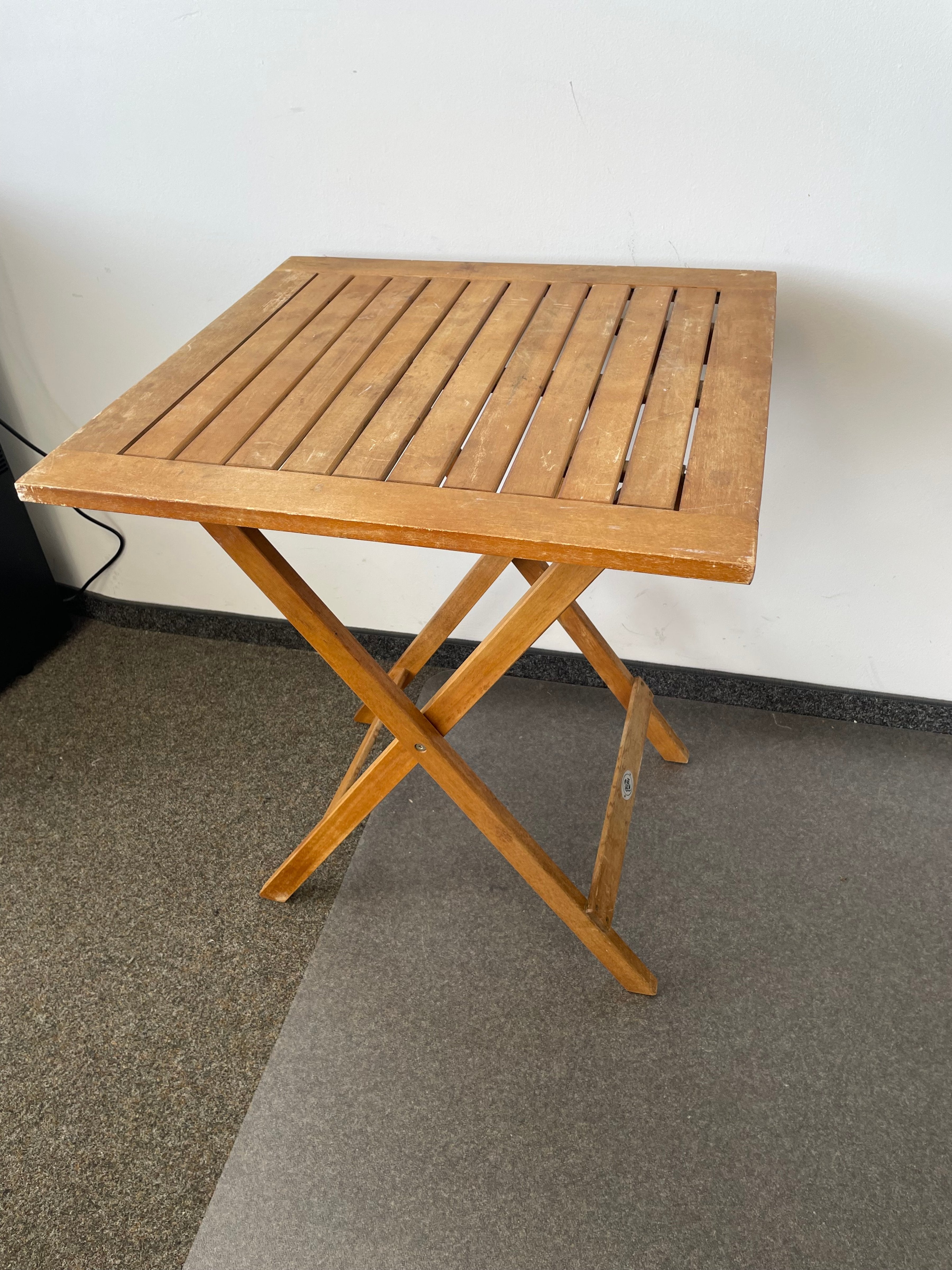 IKEA BONDHOLMEN Outdoor Tisch, Braun, 60x58 cm, Höhe 75 cm, Gebraucht