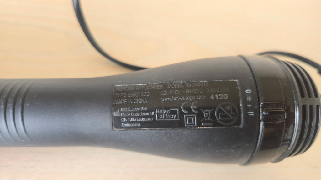 Revlon One-Step Hair Dryer & Styler, Black/Pink, 35cm, Good Condition