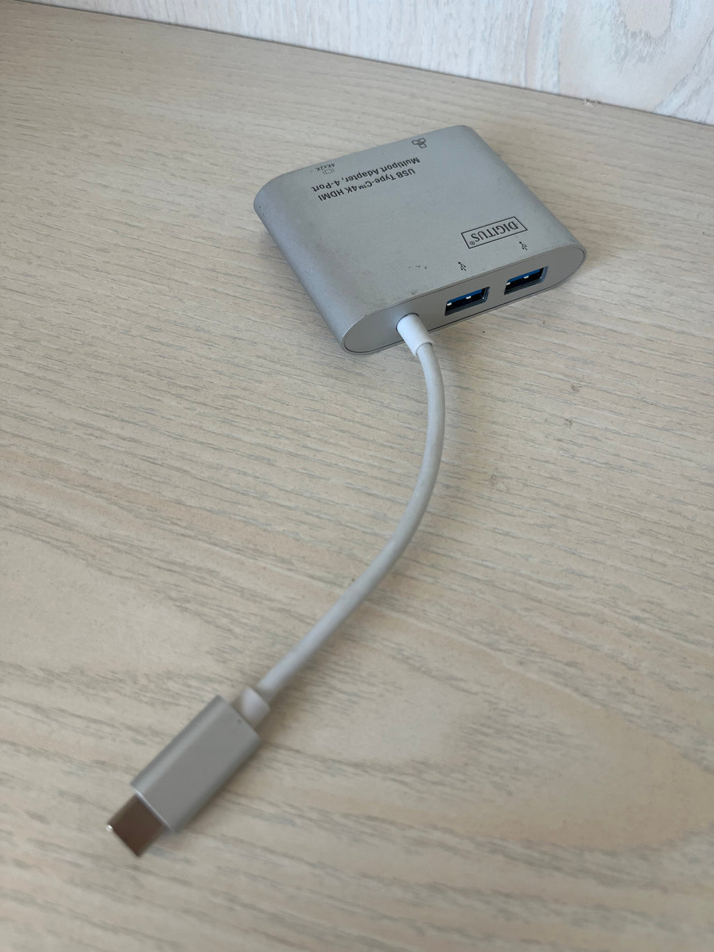 DIGITUS USB-C 4-Port Adapter | 4K HDMI, LAN, 2x USB-A | Silver | Good