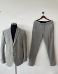 DRYKORN “Milano” Suit | Slim Fit | Light Grey Melange | Size M / 48 | Normal Use