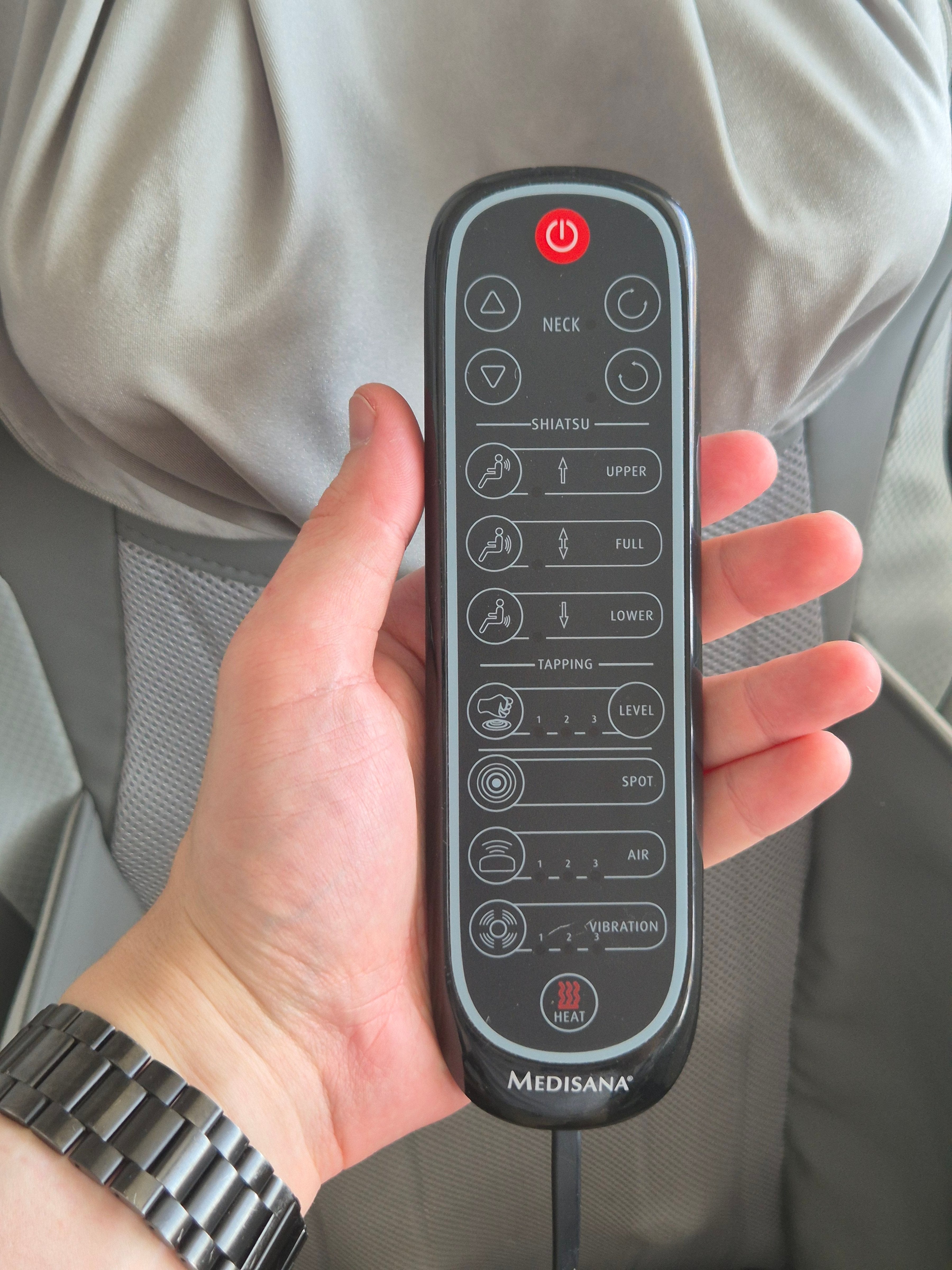 Medisana Shiatsu Massagekissen MC 826, Grau, Normalzustand