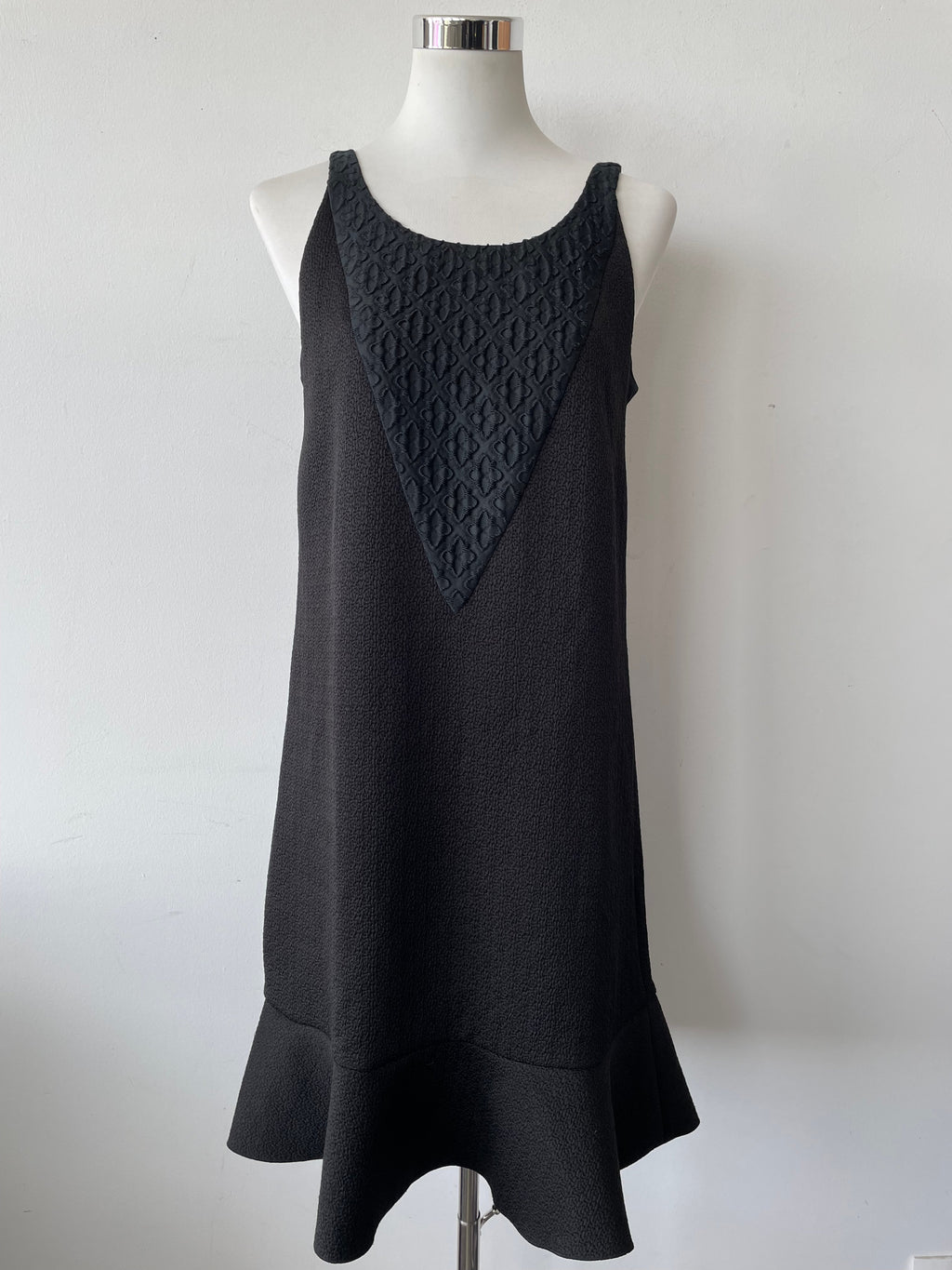 Schumacher Bouclé Sleeveless Minidress, Grey, Size 3, Very Good Condition