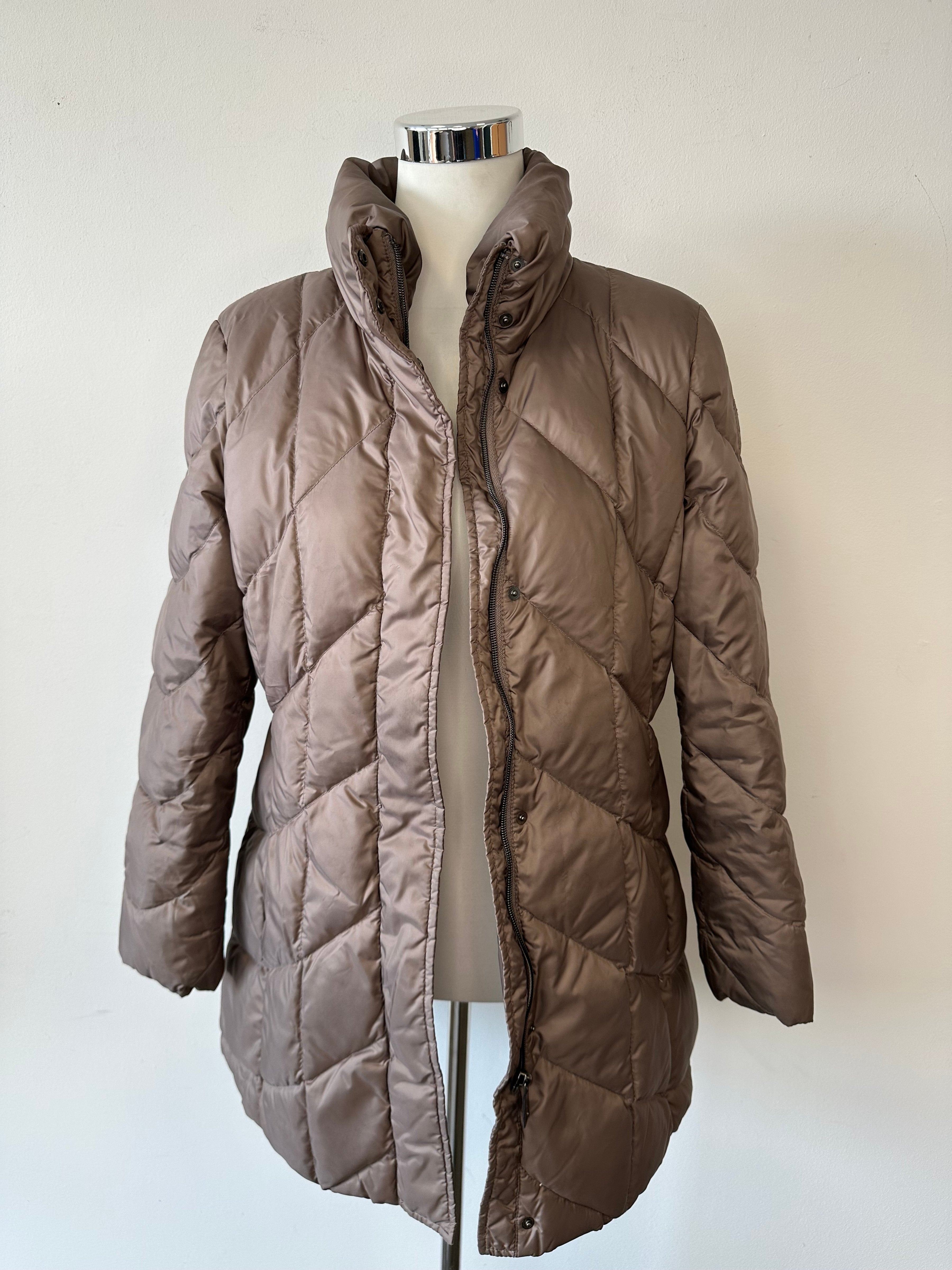 Fuchs Schmitt Women’s Down Coat Size 40/M – Taupe, Very Good