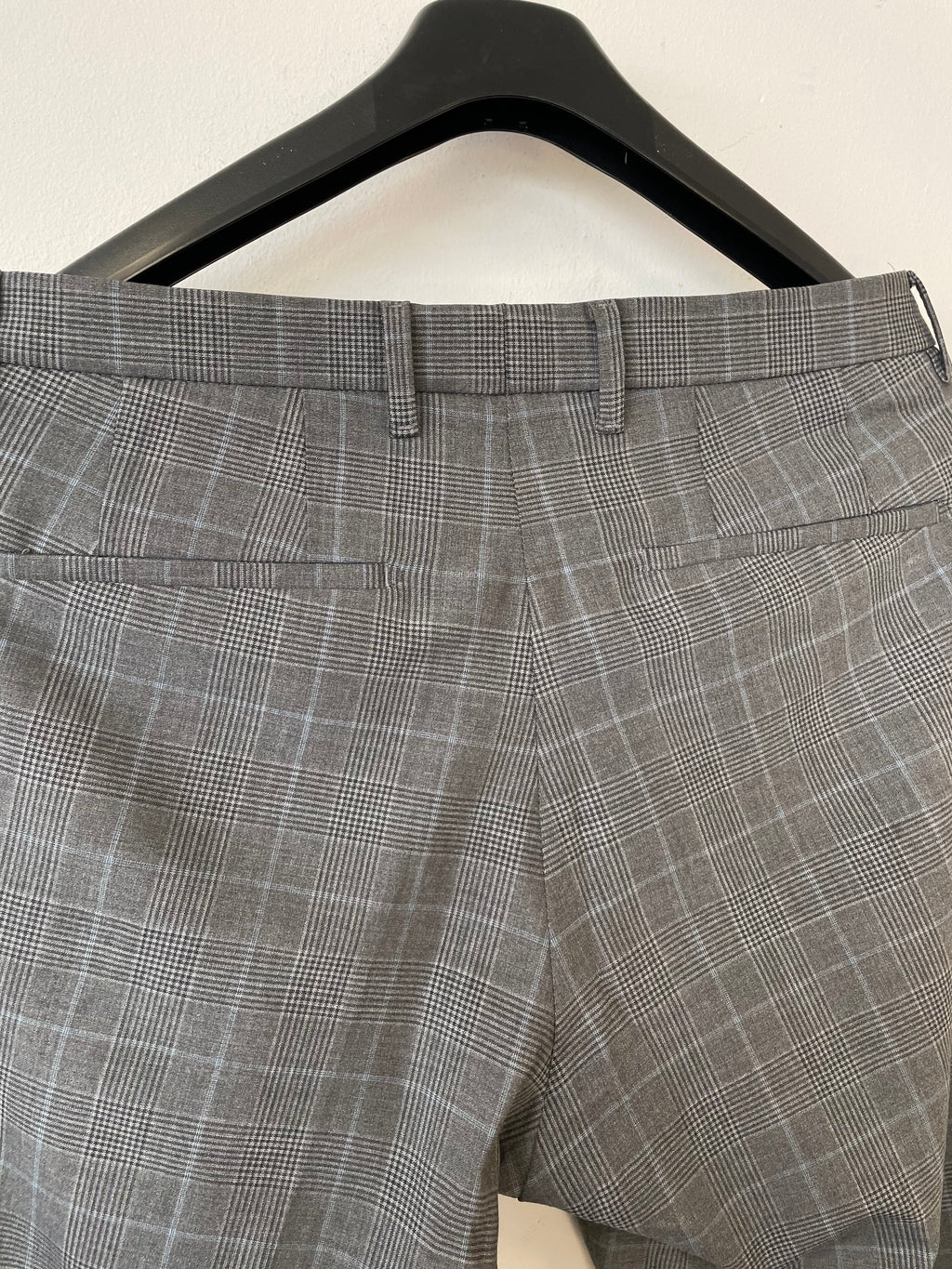 DRYKORN Dynamic Tailoring Anzug Grau Kariert 40L/33 Sehr Gut