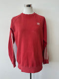 Adidas Adicolor Classics 3-Stripes Crew, Rot, S, Sehr Gut