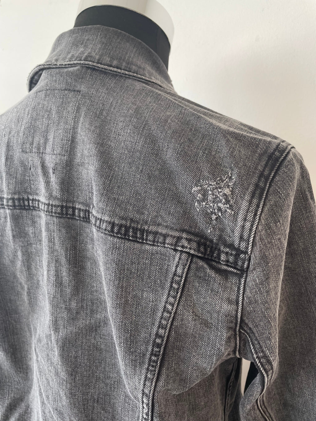 Hollister Epic Flex Jeansjacke Schwarz S, Sehr Gut