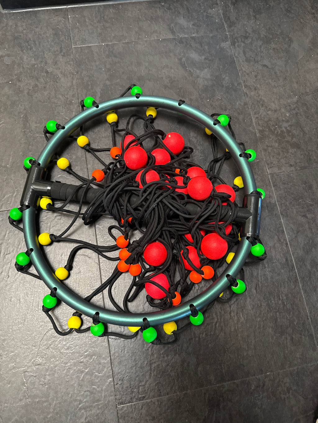 Soul Flare Sun Wheels V2 Flow Prop, Like New, 50cm, Black/Green/Yellow/Orange/Red
