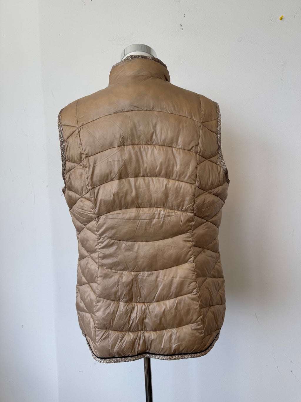 Gerry Weber Puffer Weste Champagne EU 44 Sehr Gut