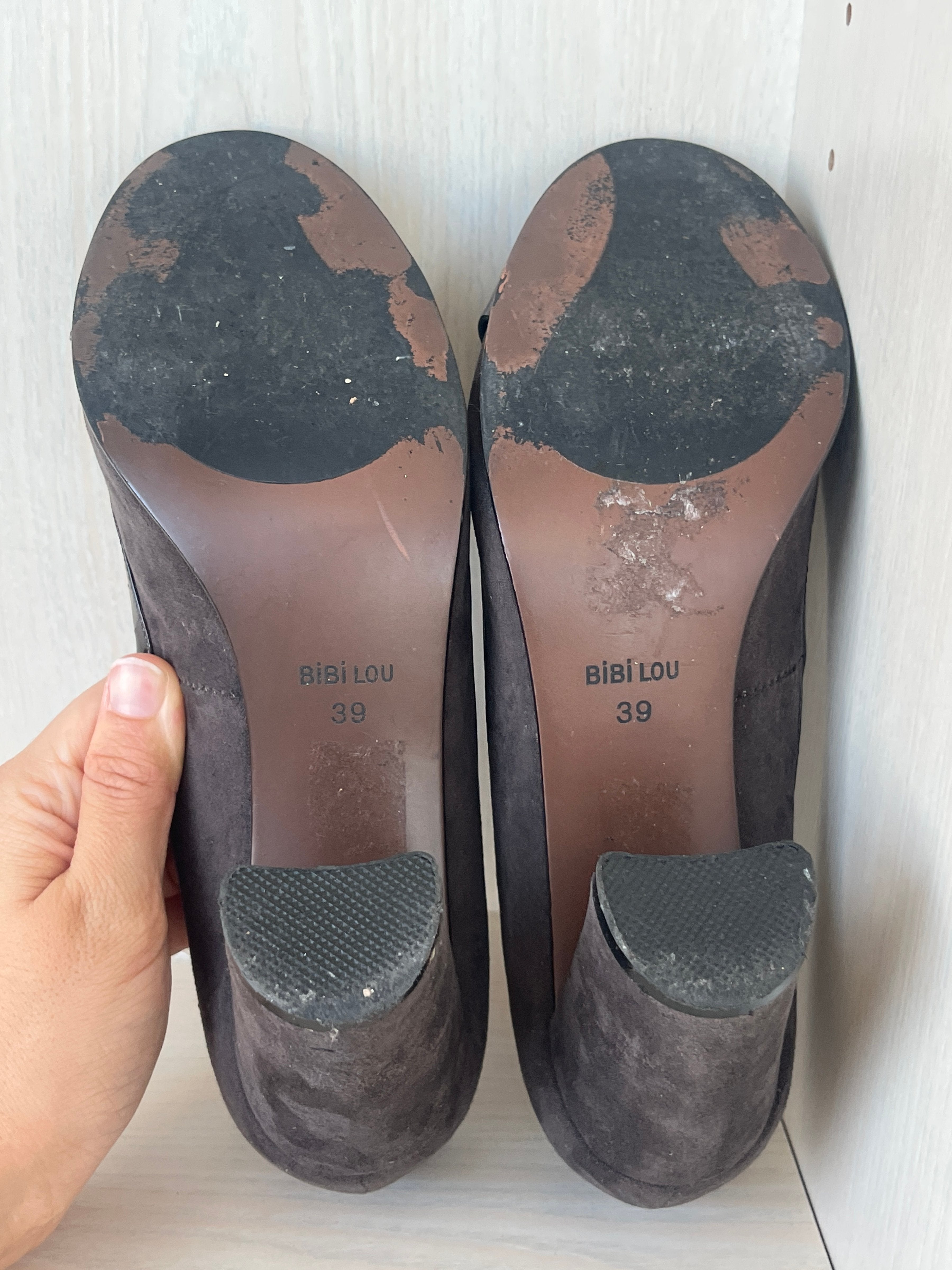 Bibi Lou Ketten-Detail Pumps, Braun, EU 39, Normaler Gebrauch