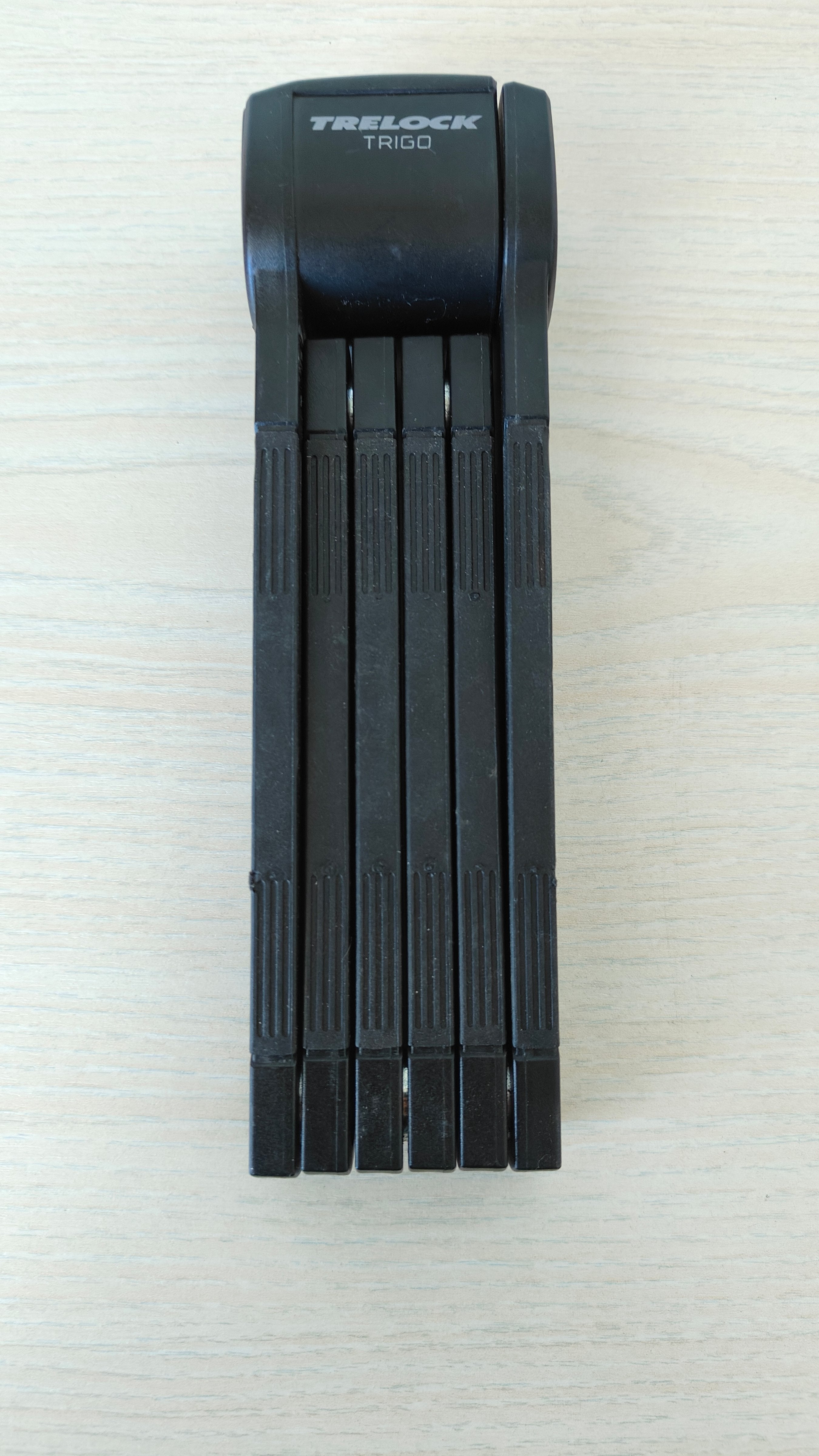 Trelock FS380 Trigo Faltschloss, 90 cm, Schwarz, Sehr Gut, 20 cm gefaltet