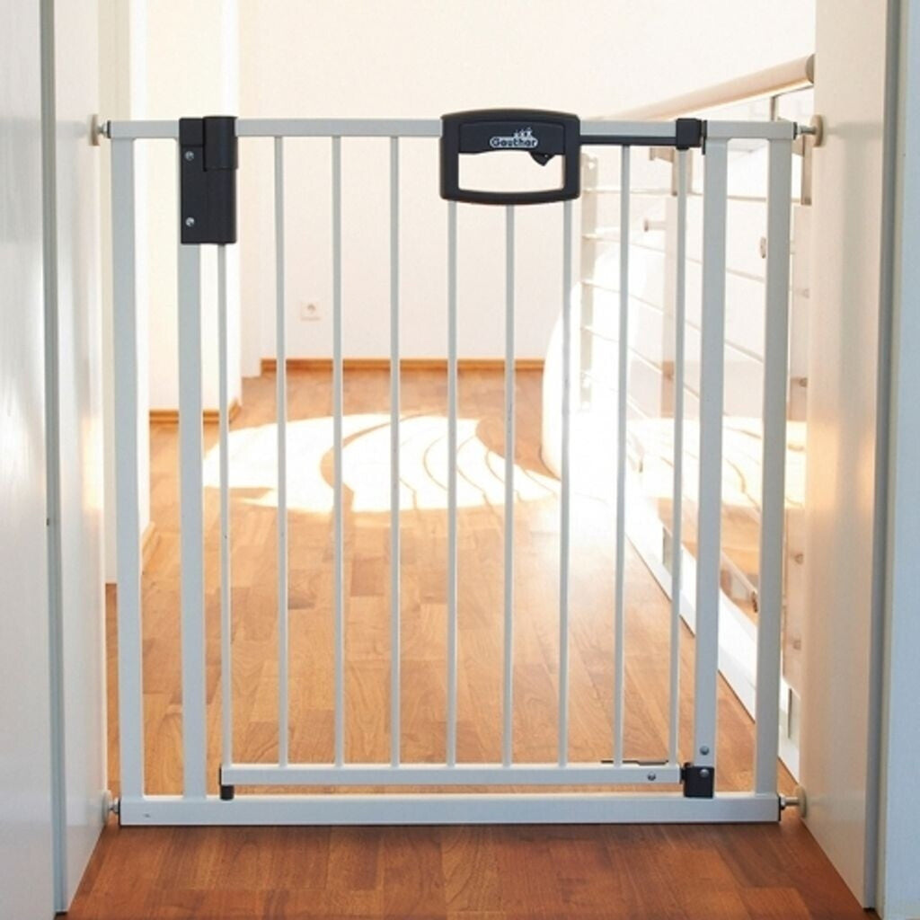 Geuther Easylock Plus 4792 Tür-/Treppenschutzgitter 80,5-86cm Weiß, guter Zustand