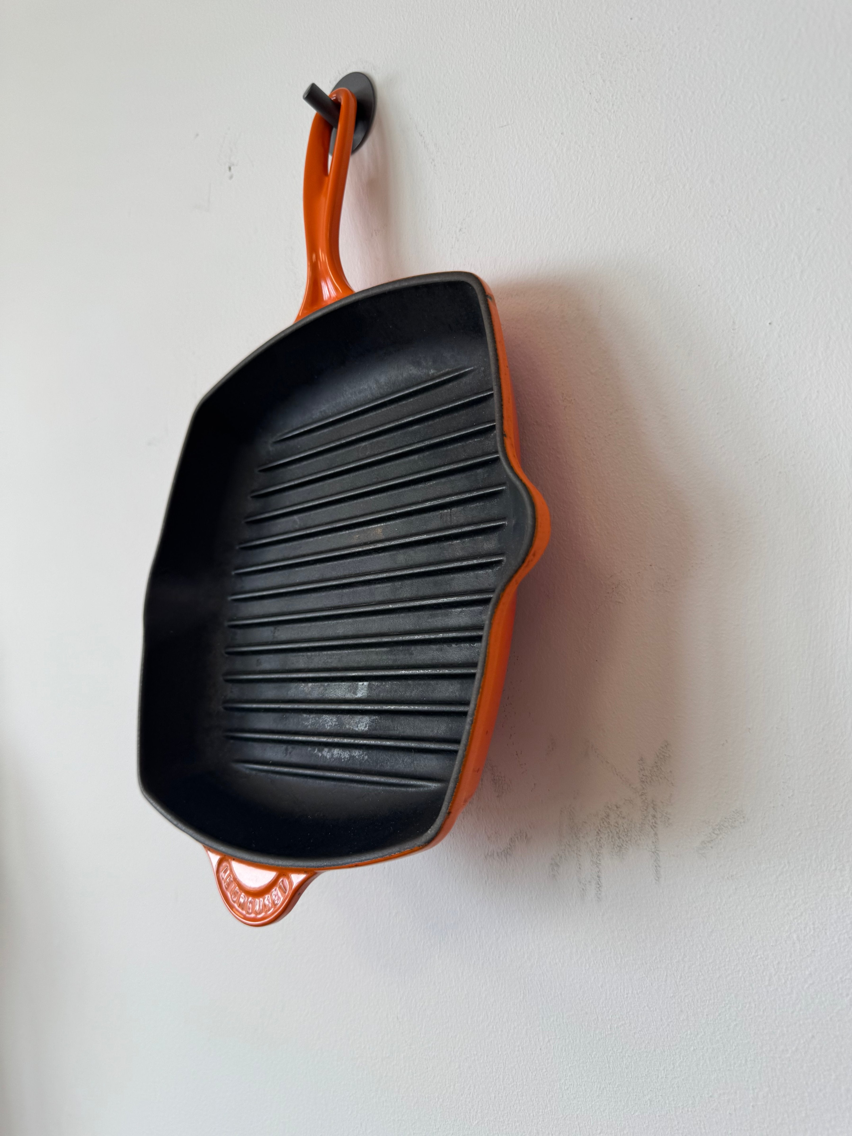 Le Creuset Grillpfanne quadratisch 26cm Orange Gusseisen