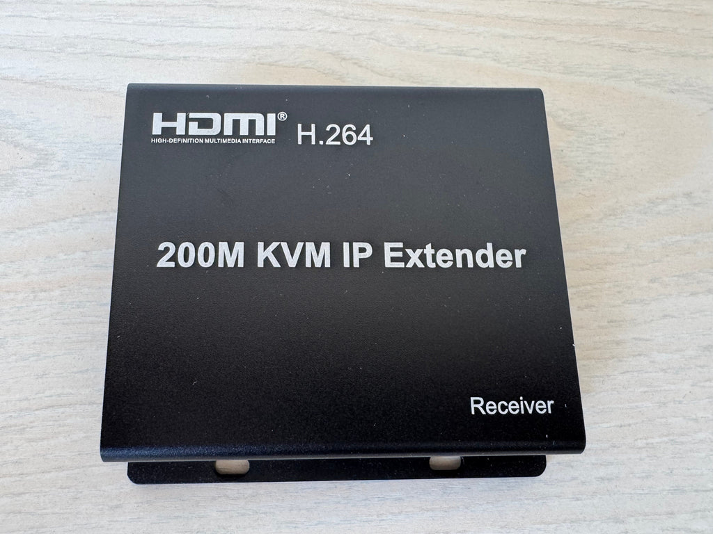 Generic HDMI KVM IP Extender 200M Schwarz Kompakt Sehr Gut