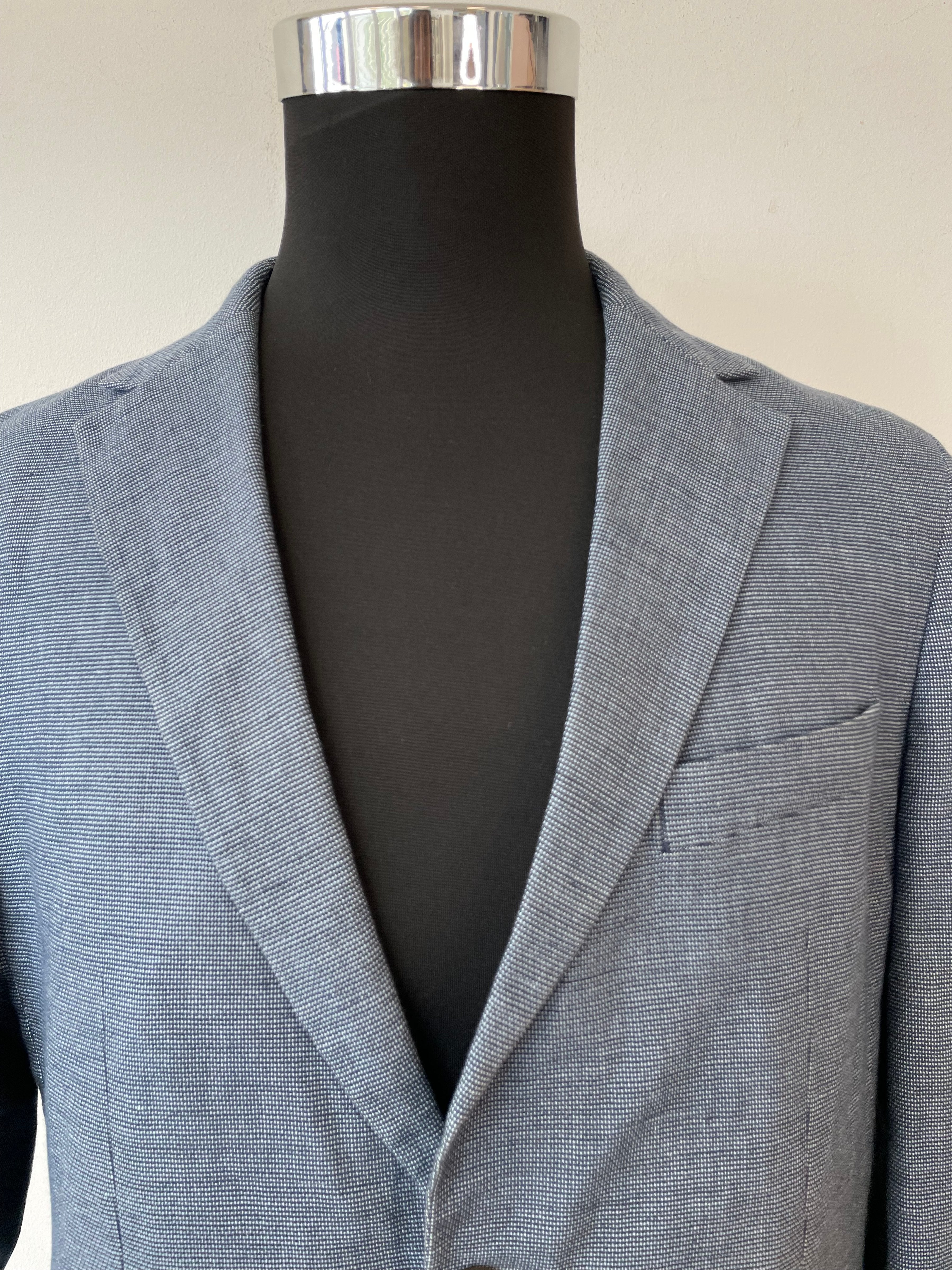Lacoste Men's Slim Fit Suit, 2-Piece, Blue, Size FR 52 (L), Very Good