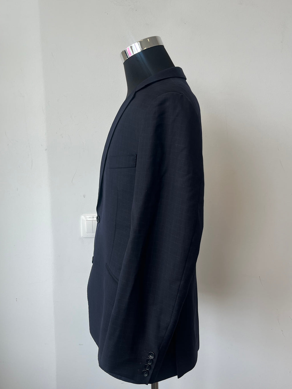 Parmar Fine Textile & Tailoring Blazer, Navy, Gr. 50, Wollmix, Gut