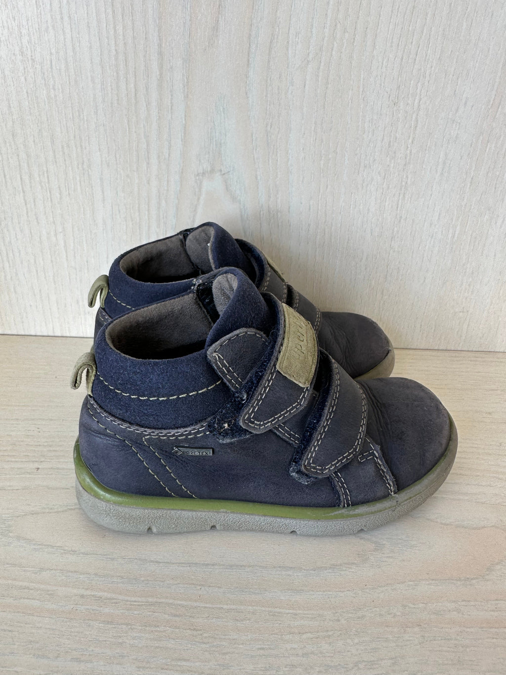 Superfit Winterstiefel EU 26, Leder, Fleece, Klett, navy, Zustand: schlecht