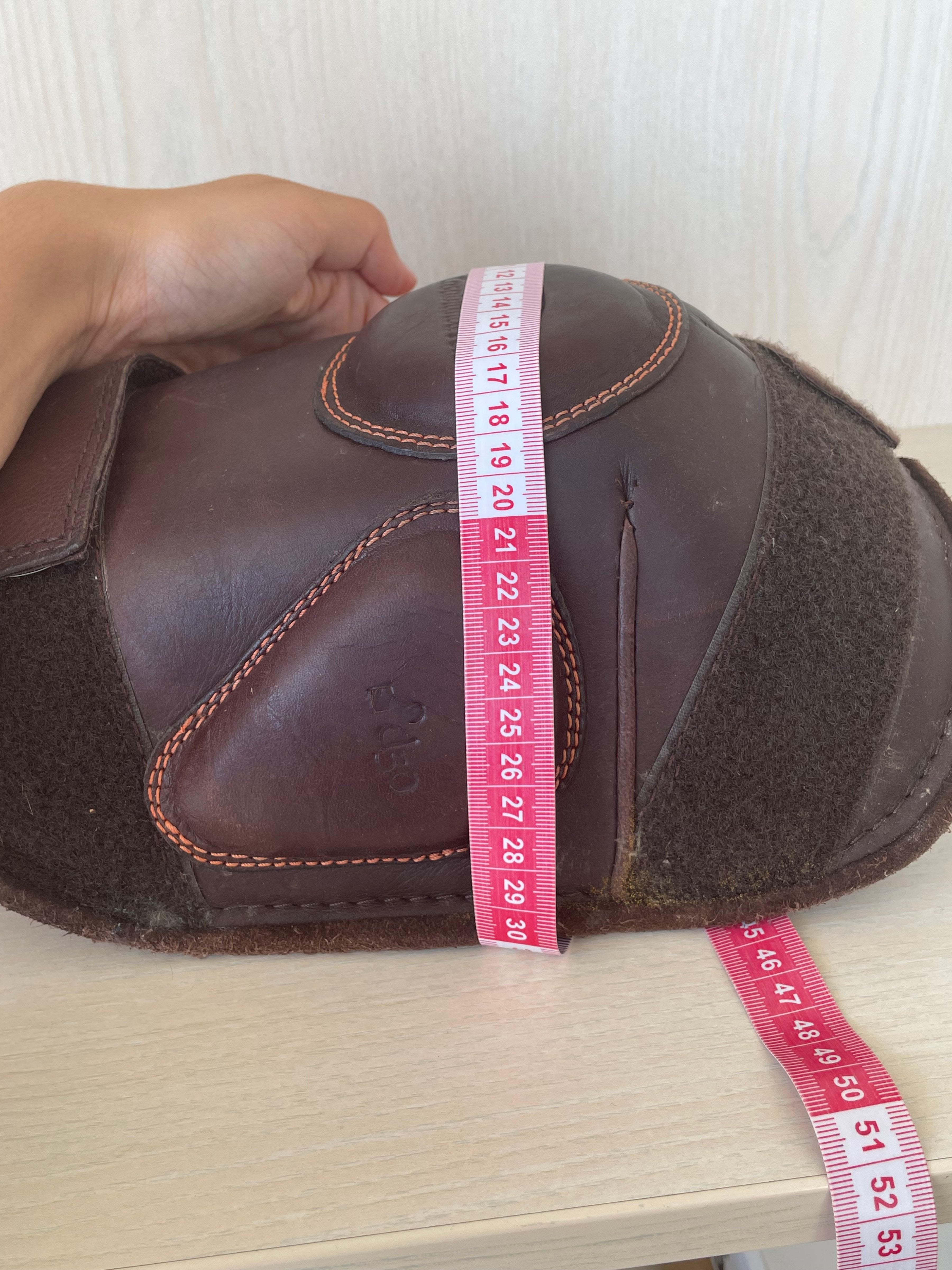 Casablanca Velcro Polo Knieschützer, Braun, Einheitsgröße, Zustand: Gut