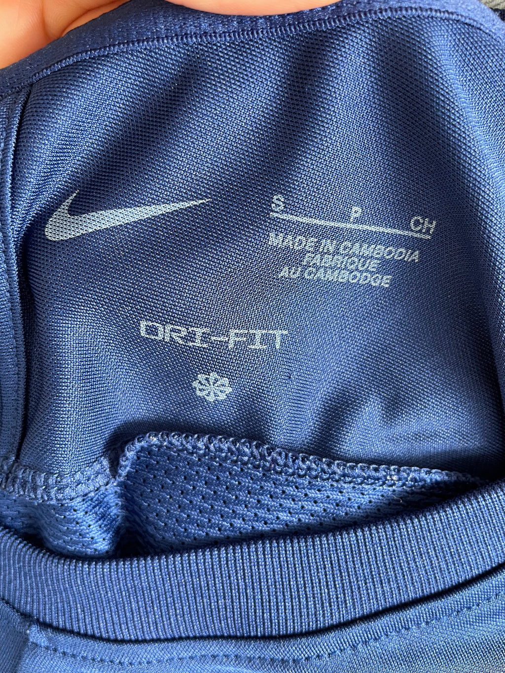 Nike Dri-FIT Academy Top, Blue/Neon, Size S, Like New