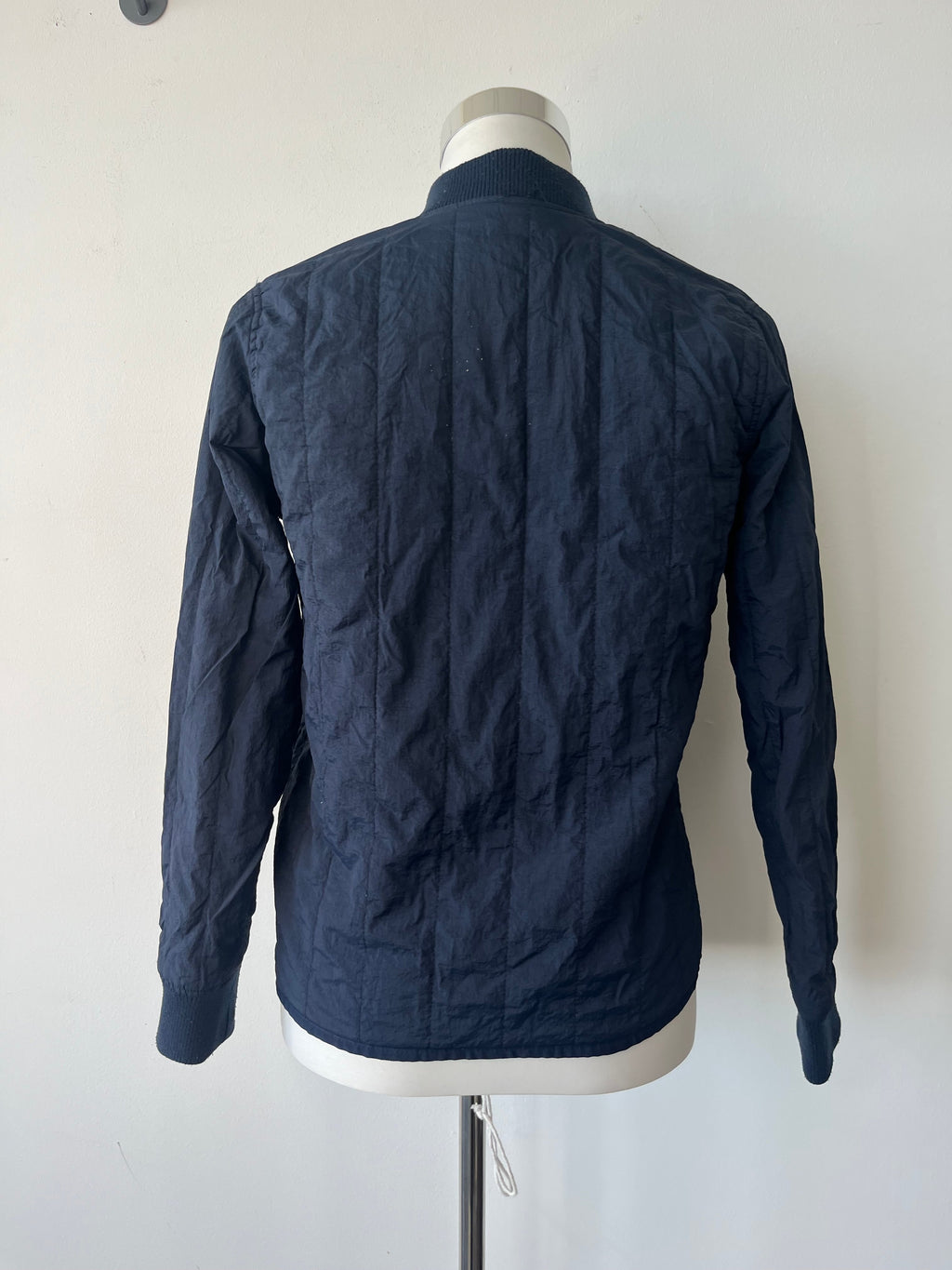 Mads Nørgaard Navy Quilted Bomberjacke, Gr. 12 Jahre, Sehr Gut