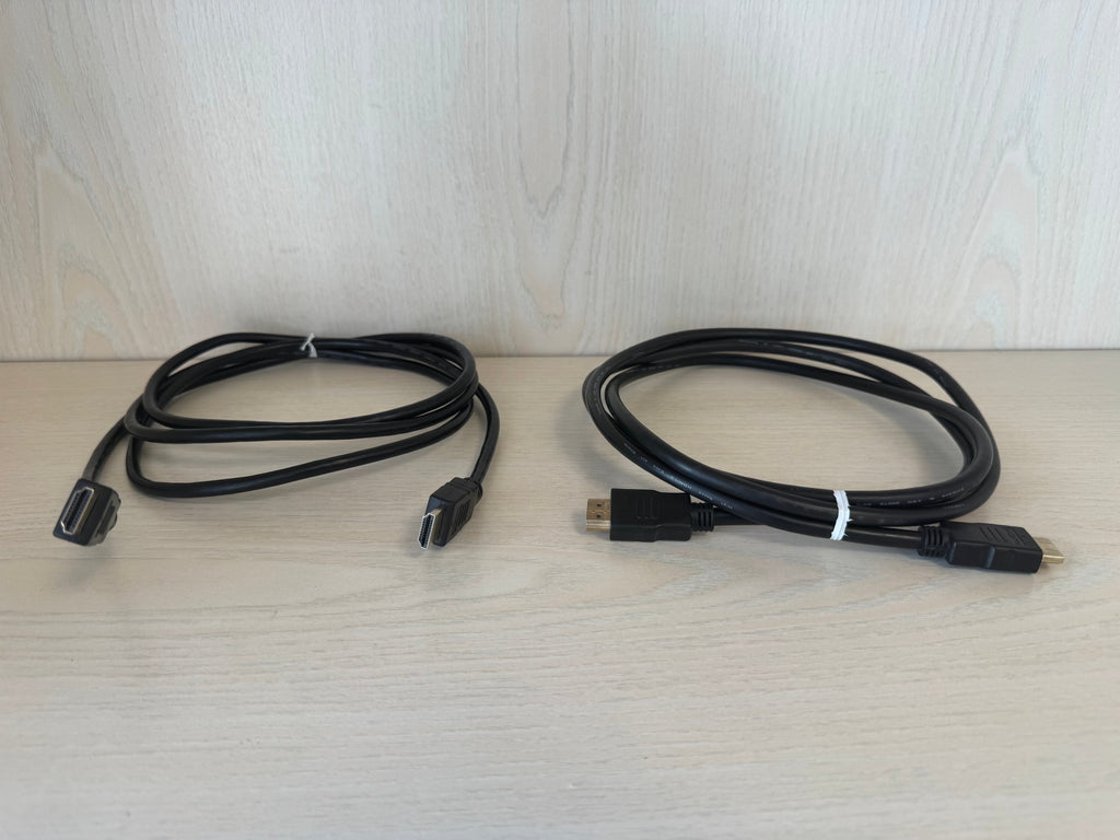 Generic HDMI Kabel Pack, Schwarz, 182cm & 202cm, Sehr Gut