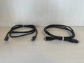 Generic HDMI Kabel Pack, Schwarz, 182cm & 202cm, Sehr Gut