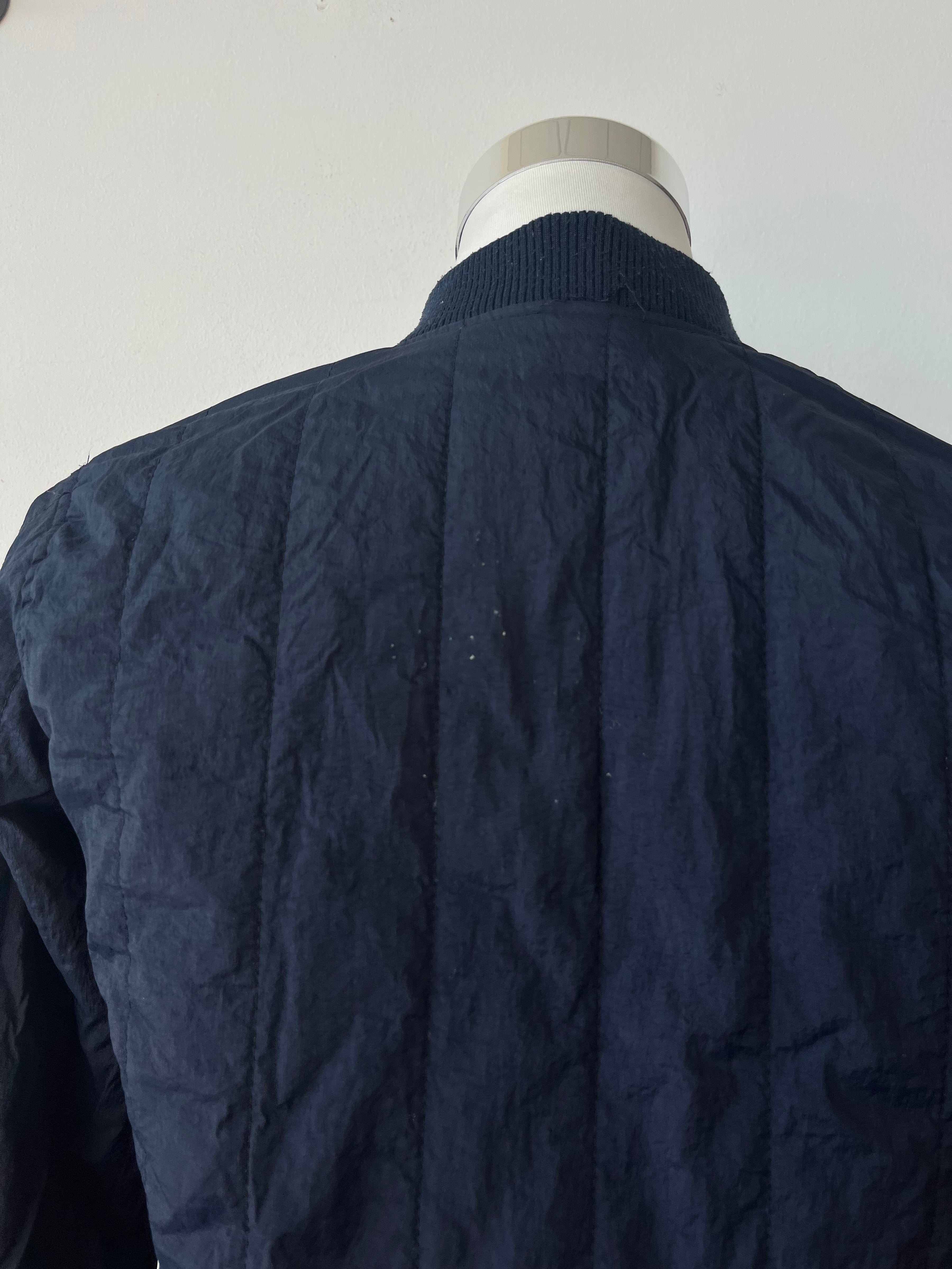 Mads Nørgaard Navy Quilted Bomberjacke, Gr. 12 Jahre, Sehr Gut