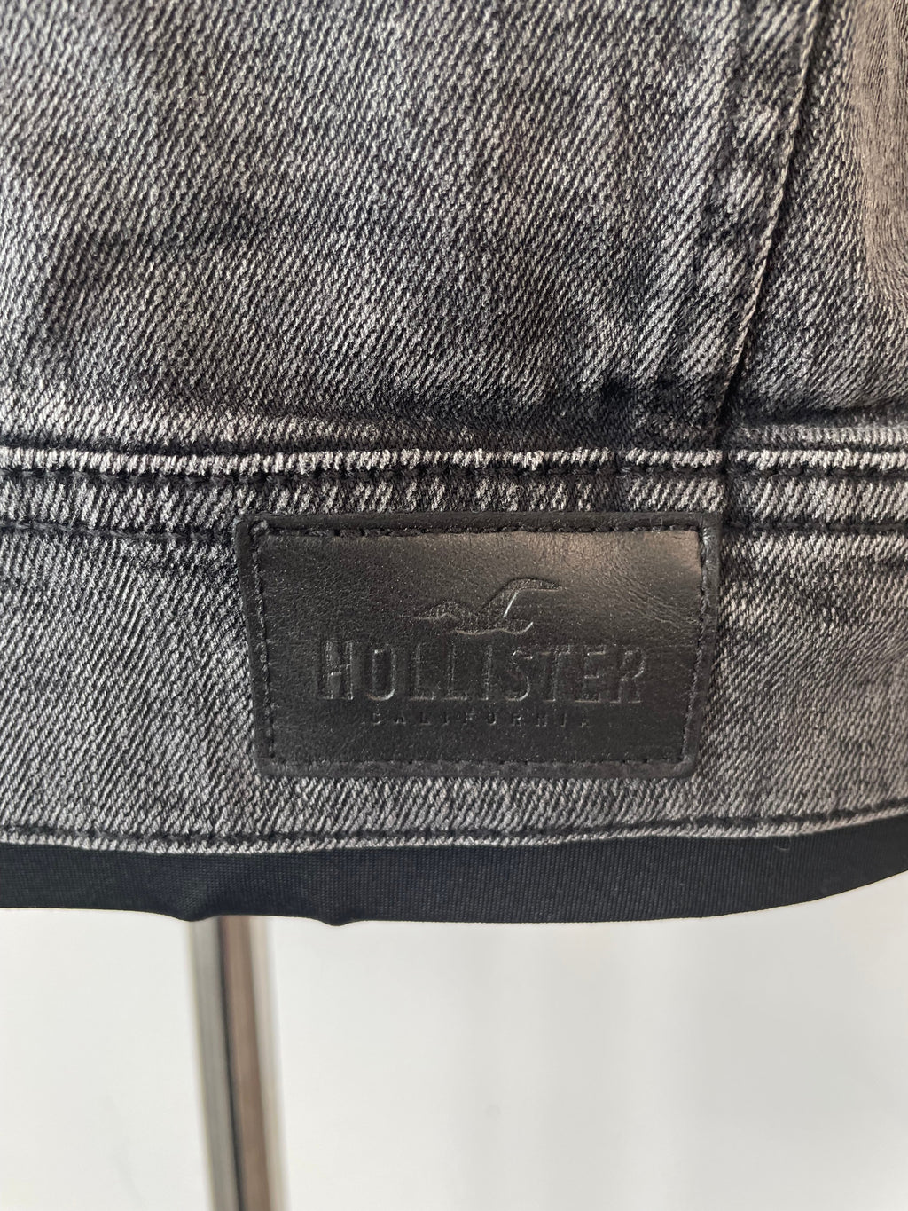 Hollister Epic Flex Jeansjacke Schwarz S, Sehr Gut