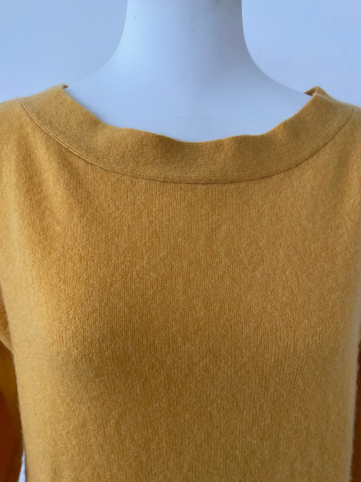 Grace Kaschmirpullover Senfgelb Schleife Sehr Gut