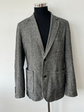 s.Oliver Gray Wool Blend Blazer, Size L - Very Good Condition