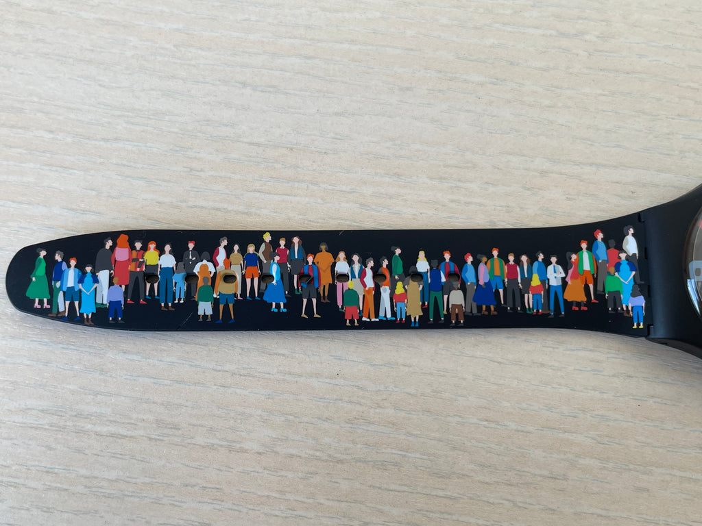 Swatch Aktionär Uhr 2023, Sehr Gut, 25.5cm, Originalbox