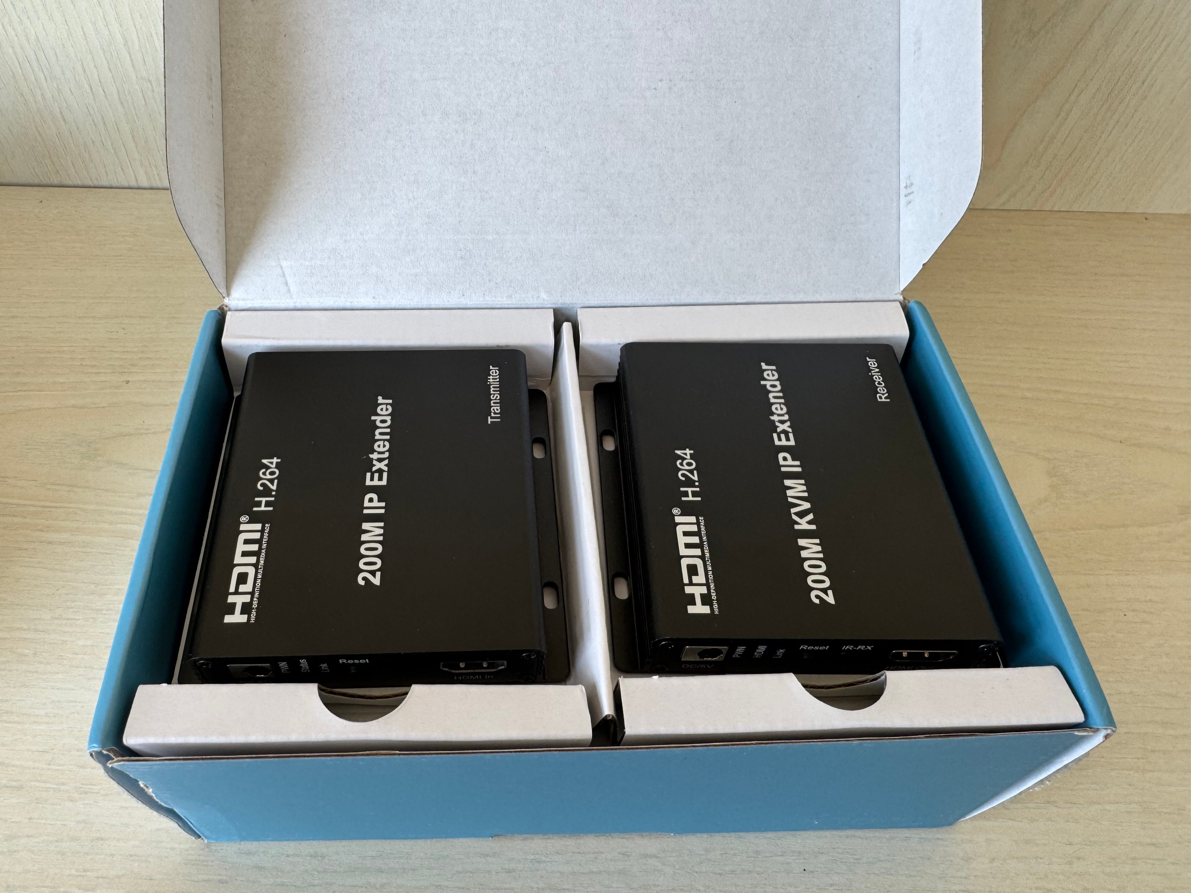 Generic HDMI KVM IP Extender 200M Schwarz Kompakt Sehr Gut