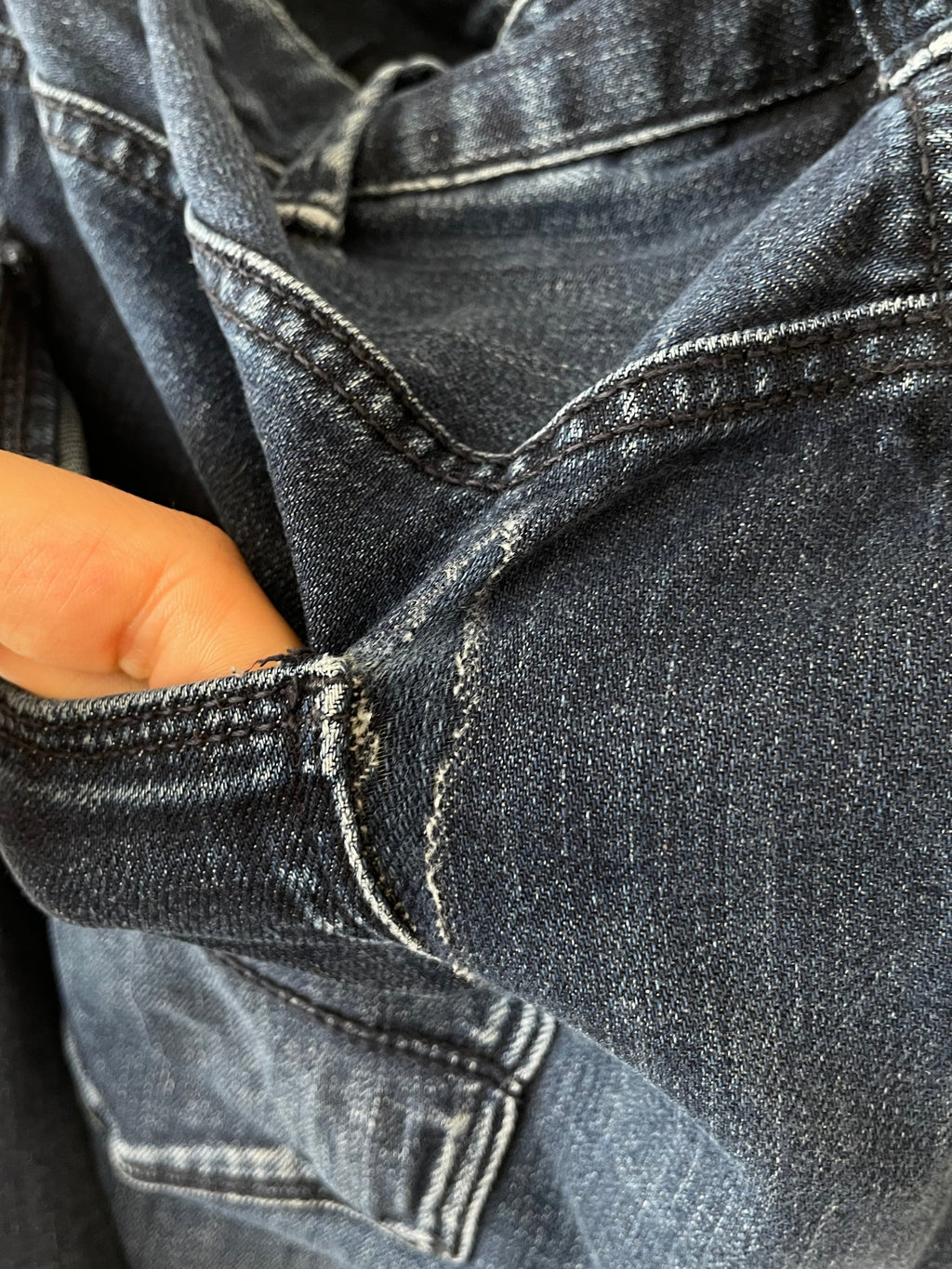 Giorgio Armani Herren Jeans – Classic Straight, Baumwollmix, W33, Defekt