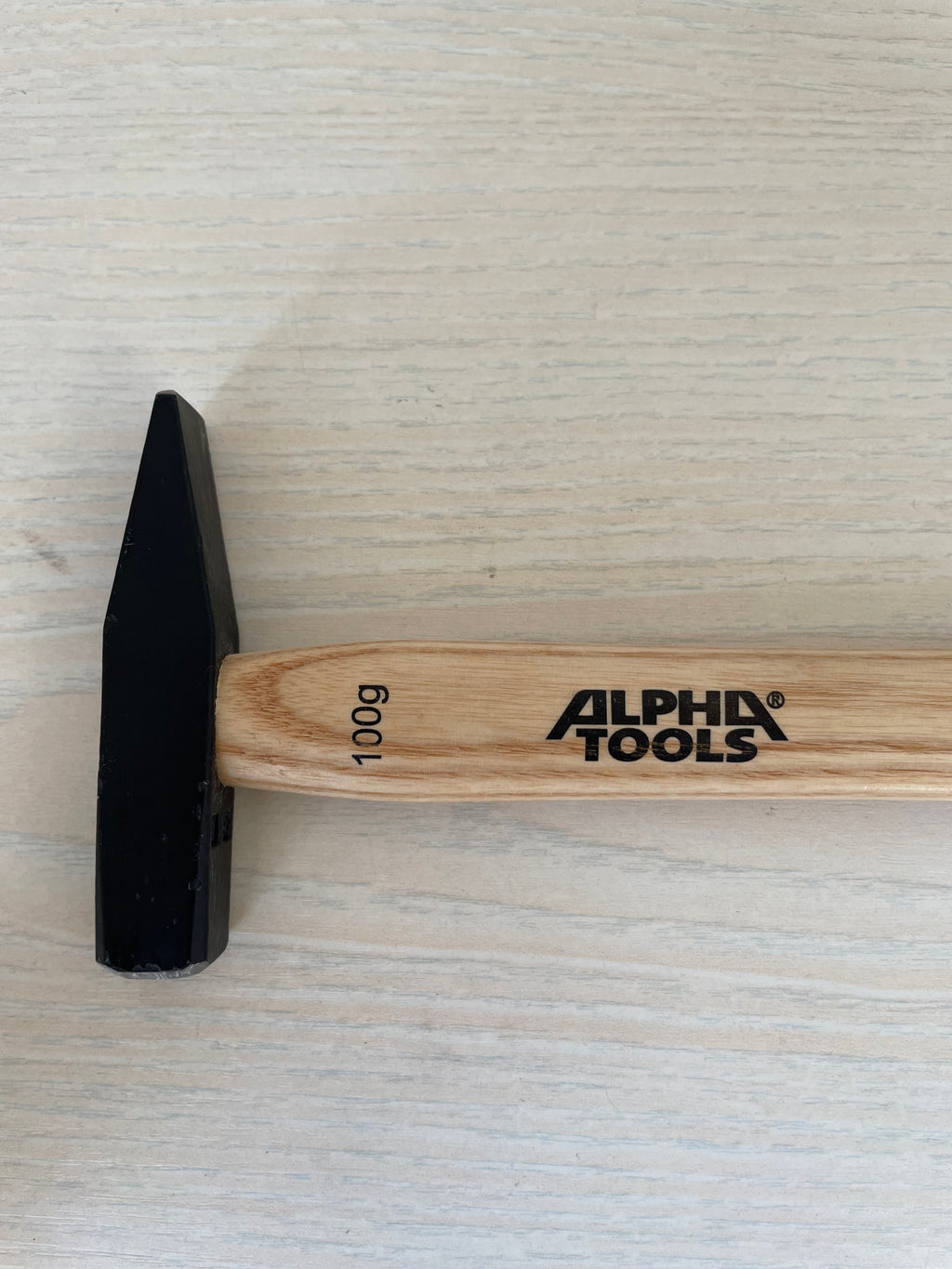 Alpha Tools Locksmith's Hammer 100g Natural Wood/Blue Handle, Very Good