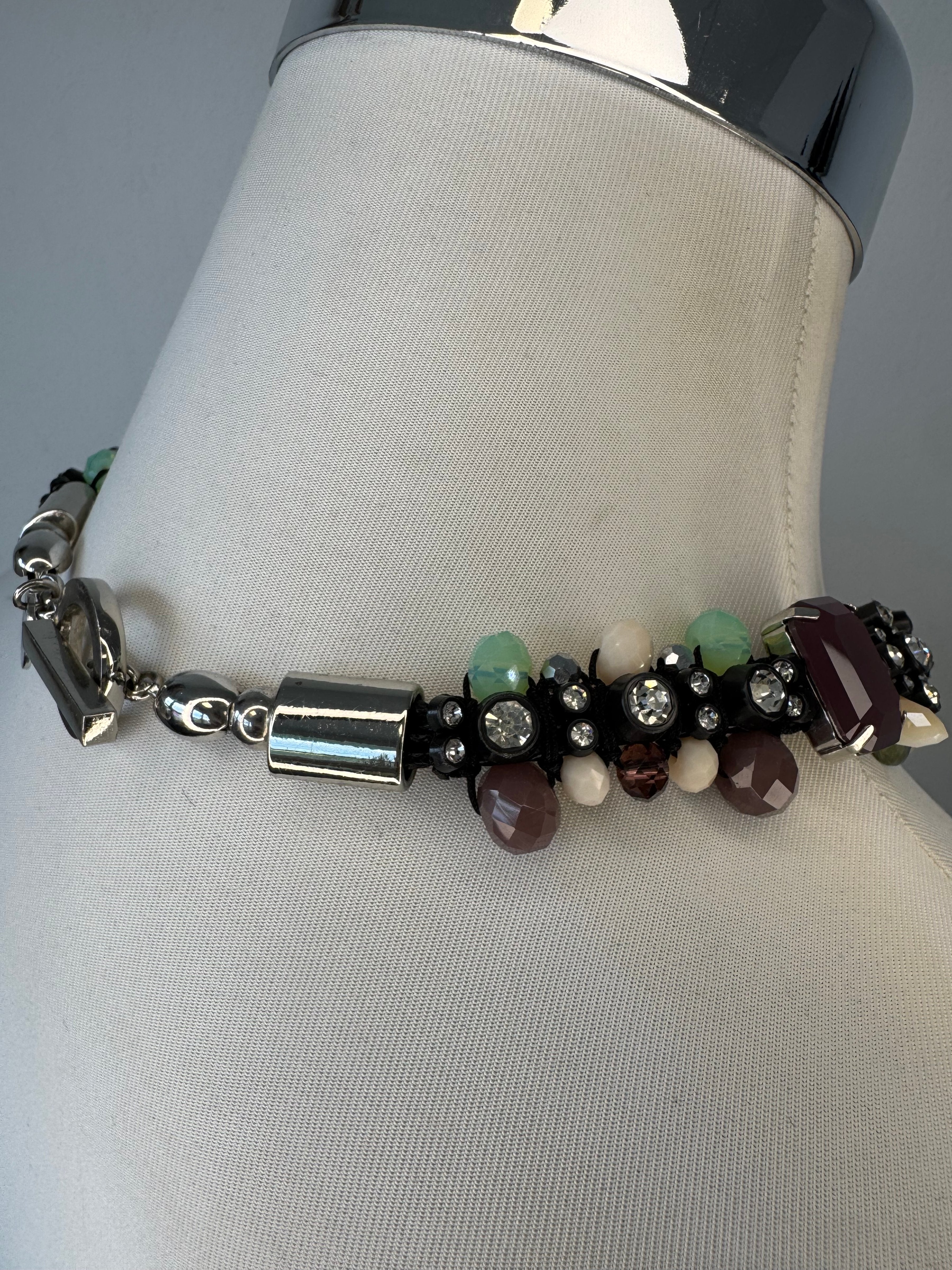 Max&Co. Necklace Bold Funky Design Multicolor 46cm Very Good