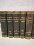 Meyers Großes Konversations-Lexikon, 23 Vols, Hardcover, Satisfactory Condition