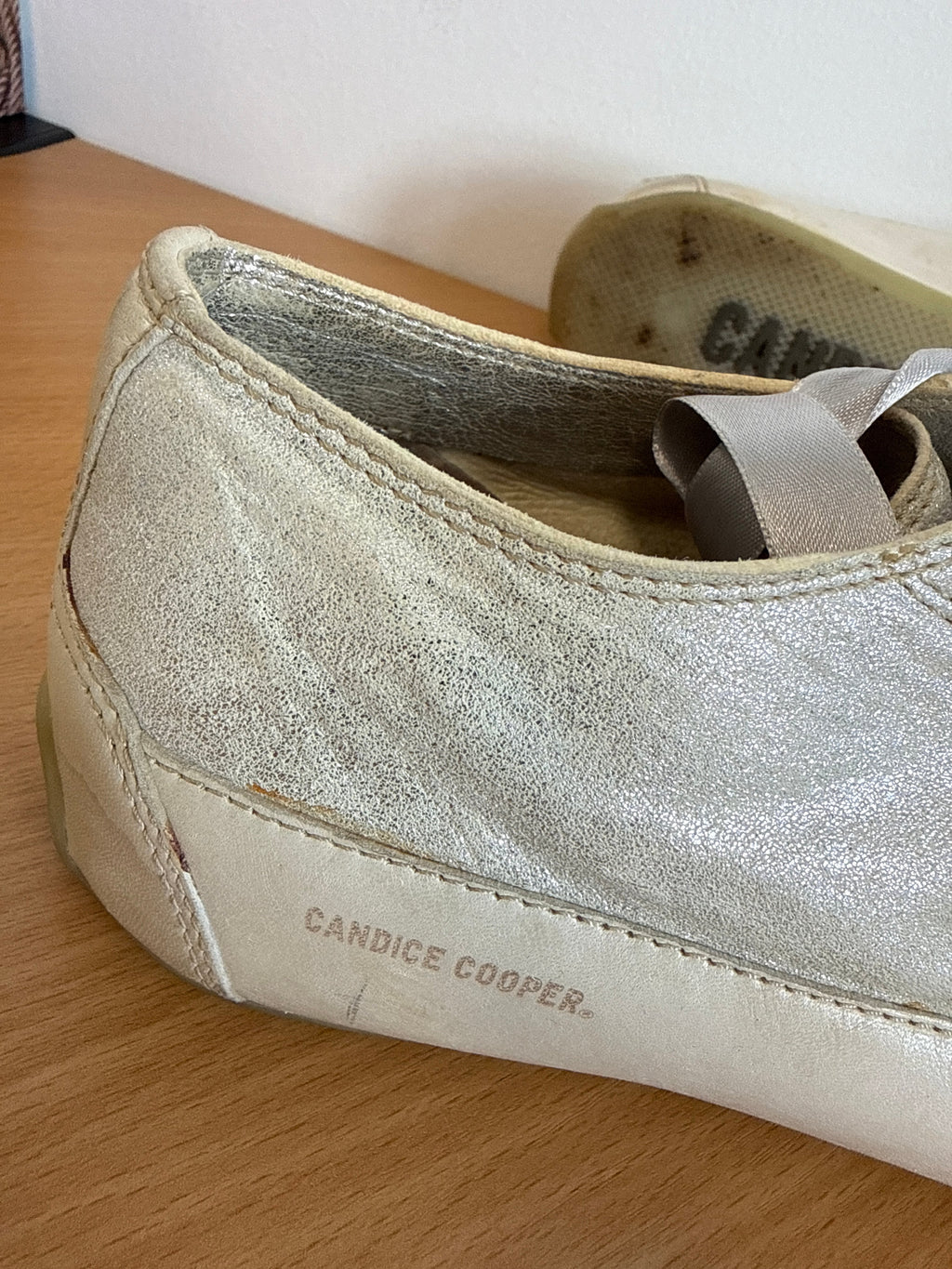 Candice Cooper Rock Leder Sneaker Mint Teal EU 38 Gebraucht