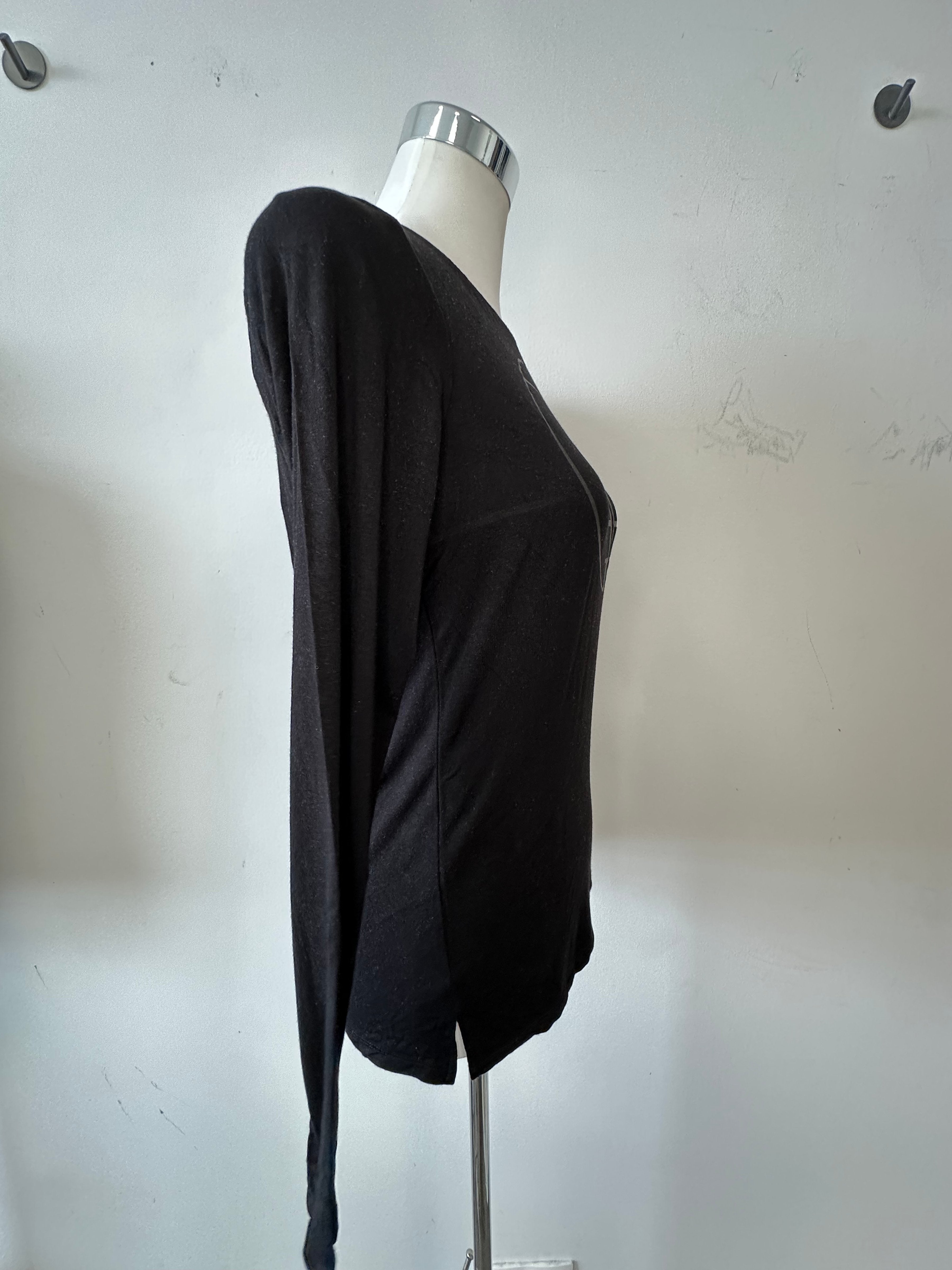 Someday Bauhaus Spirit Logo Shirt, Schwarz, Größe 36, Gebraucht