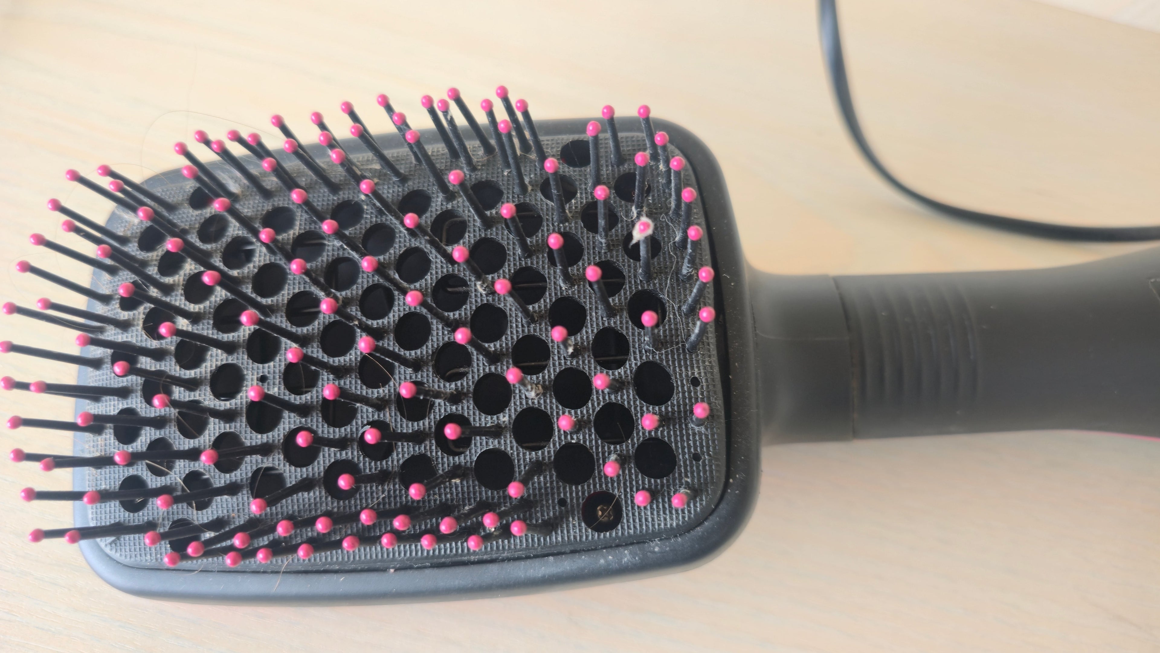 Revlon One-Step Hair Dryer & Styler, Black/Pink, 35cm, Good Condition